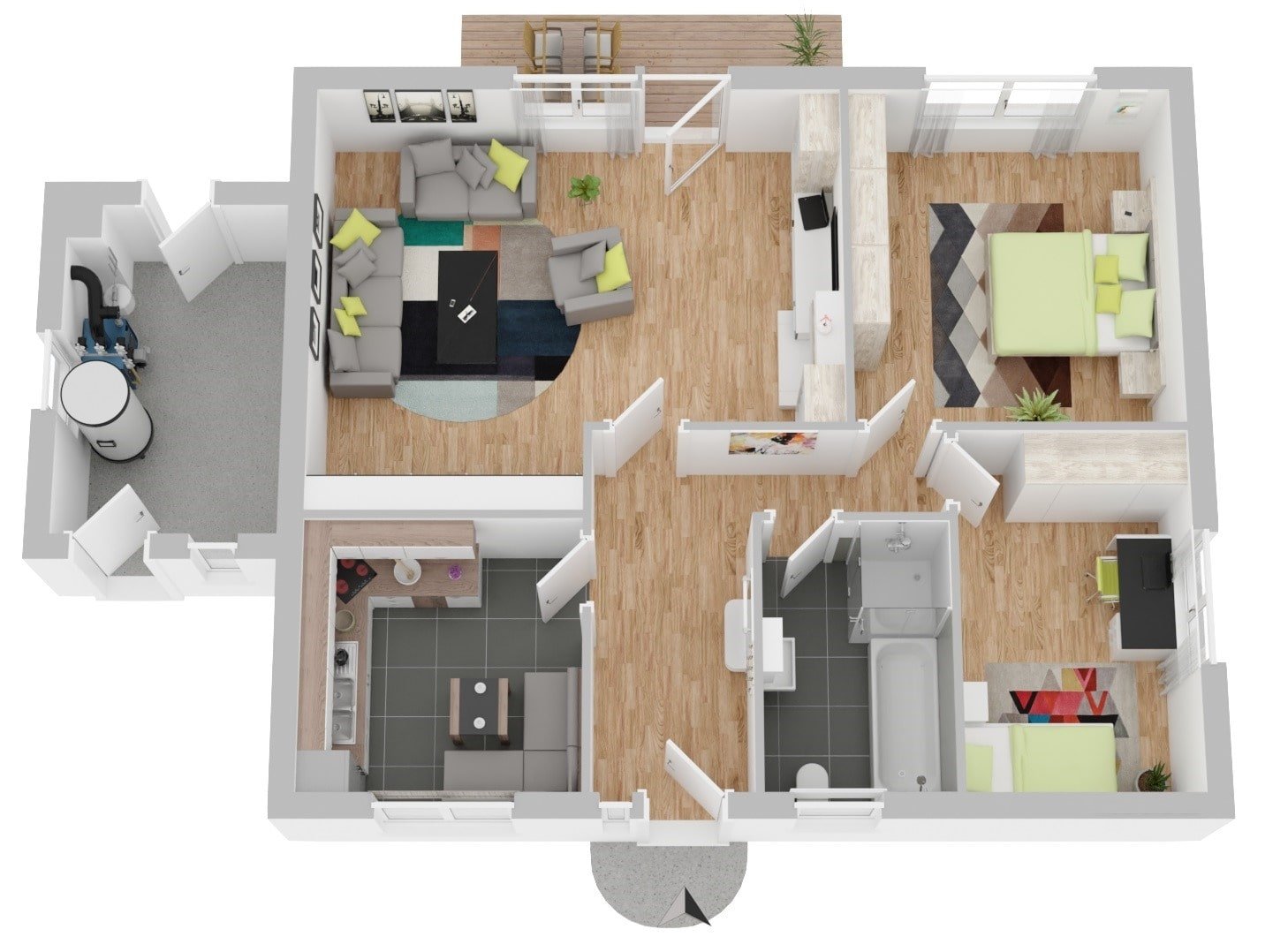 3D-Grundriss