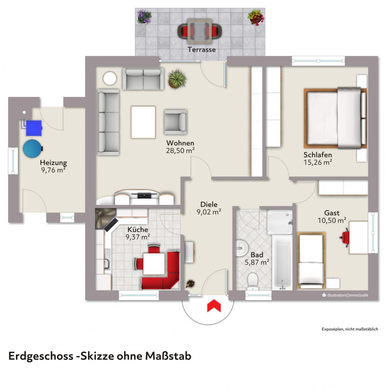 Grundriss Erdgeschoss