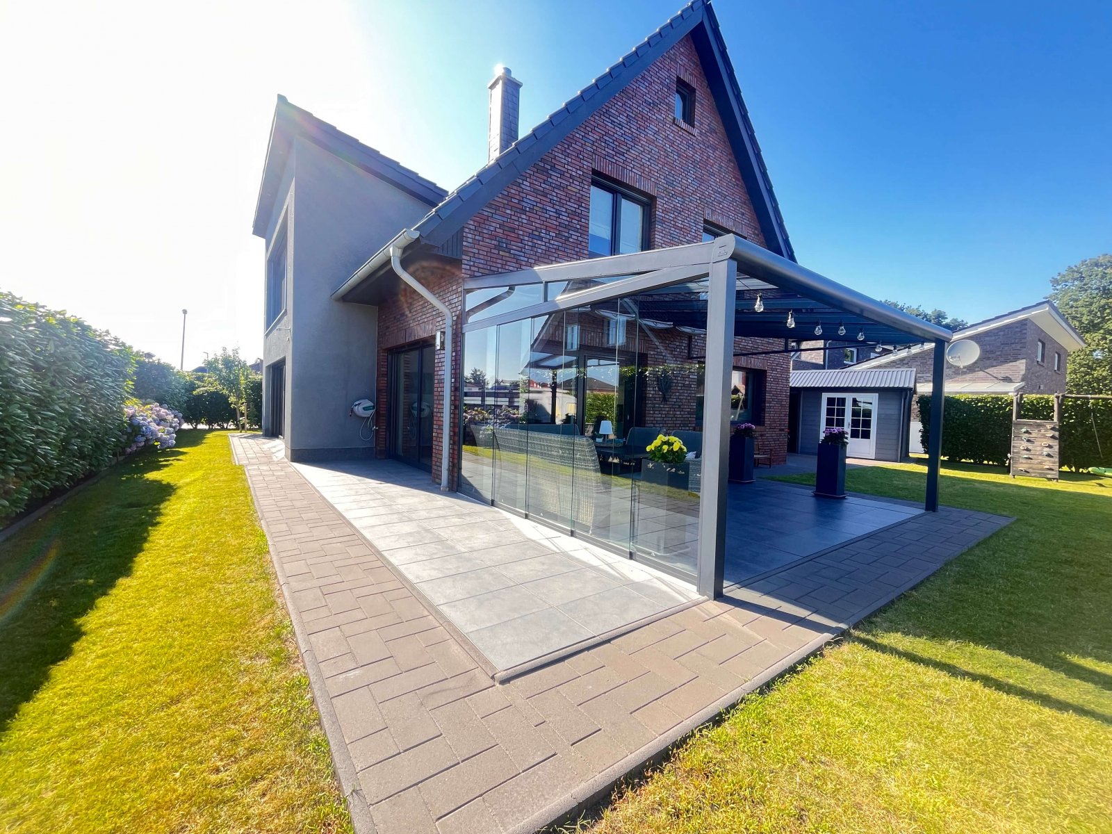 Überdachter Terrasse