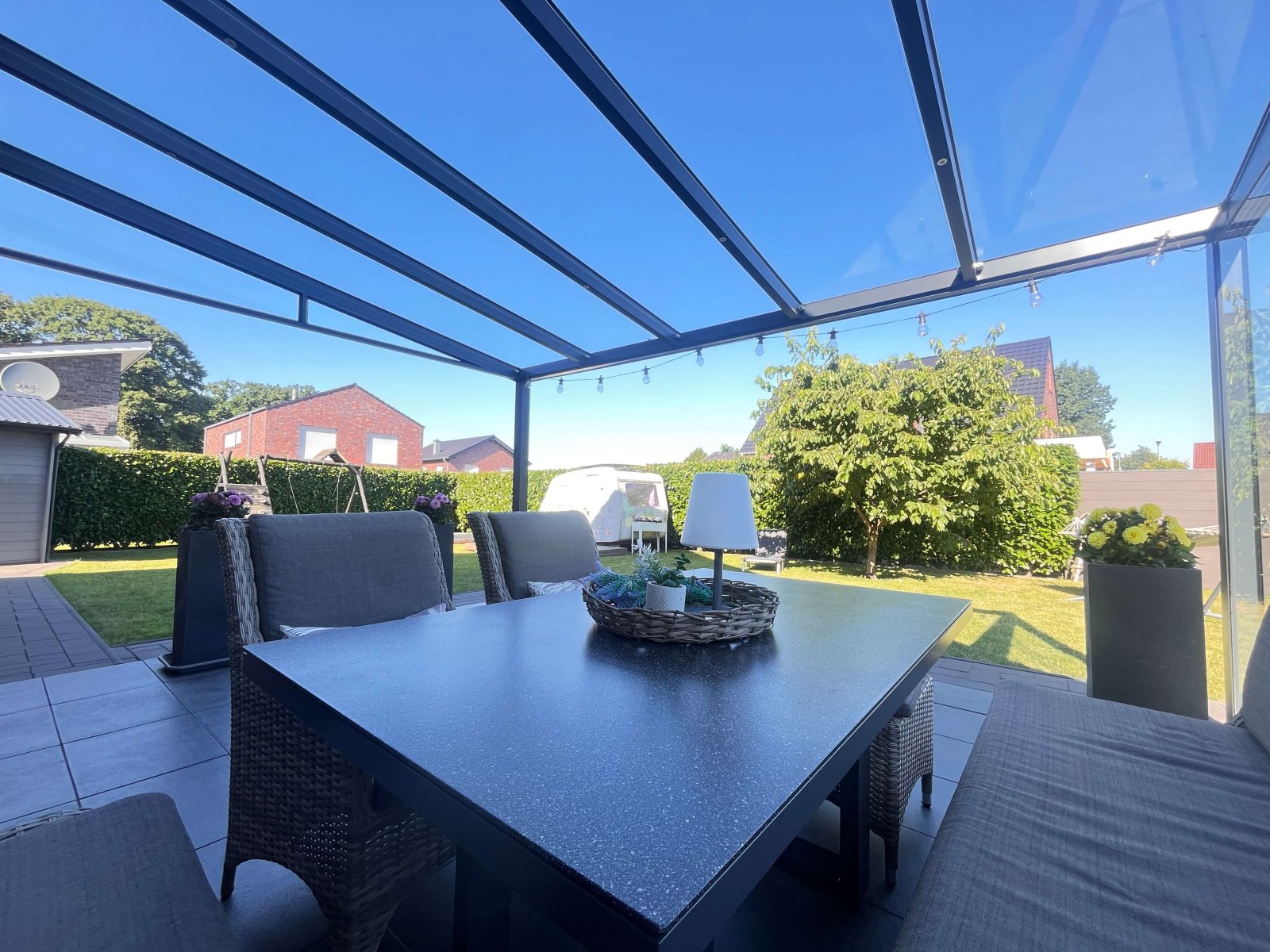 Überdachte Terrasse