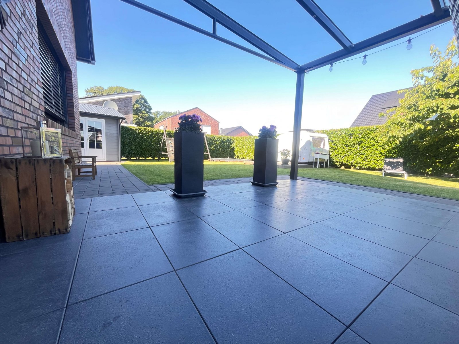 Überdachte Terrasse