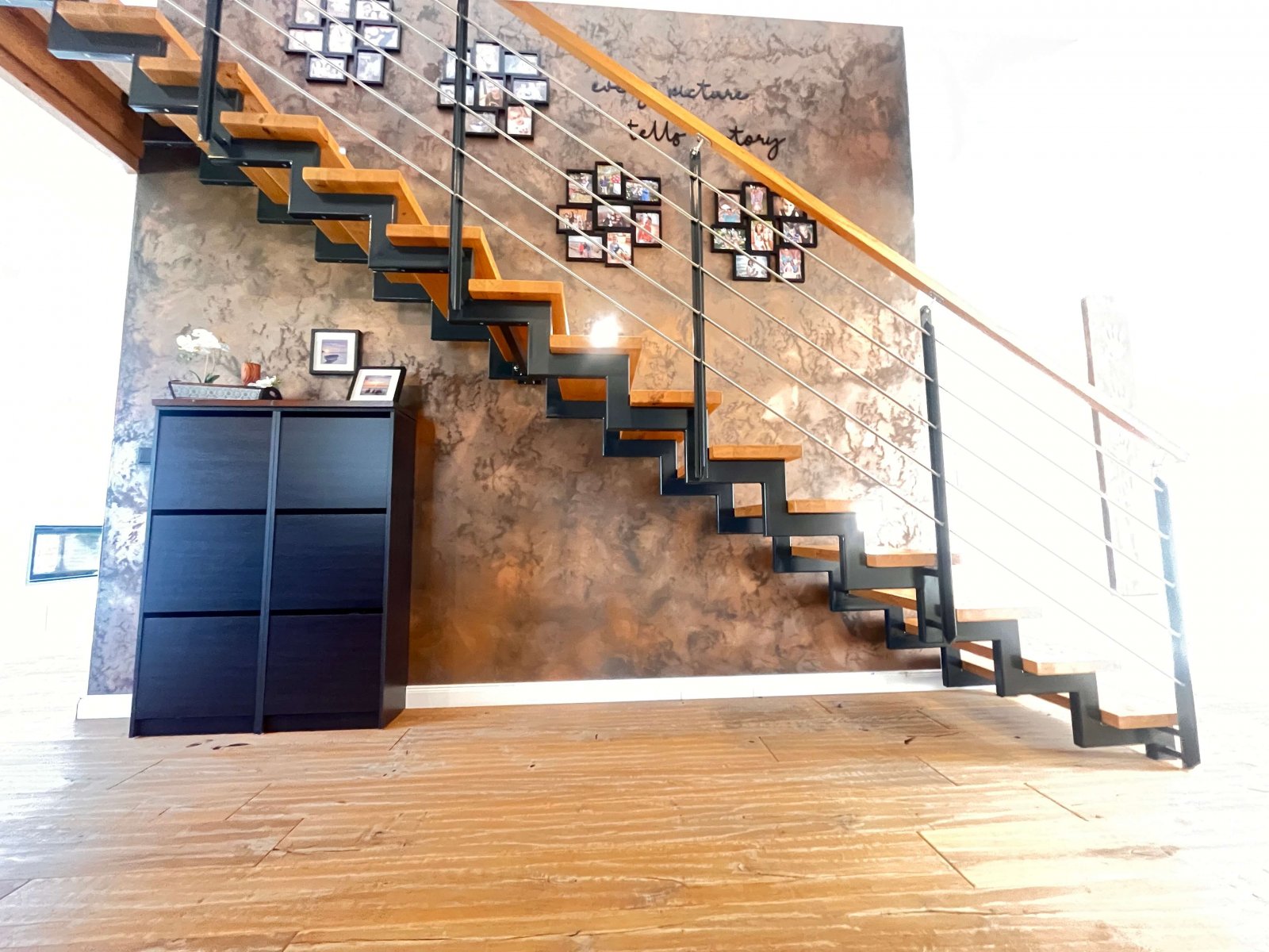Stilvolle Treppe zum OG