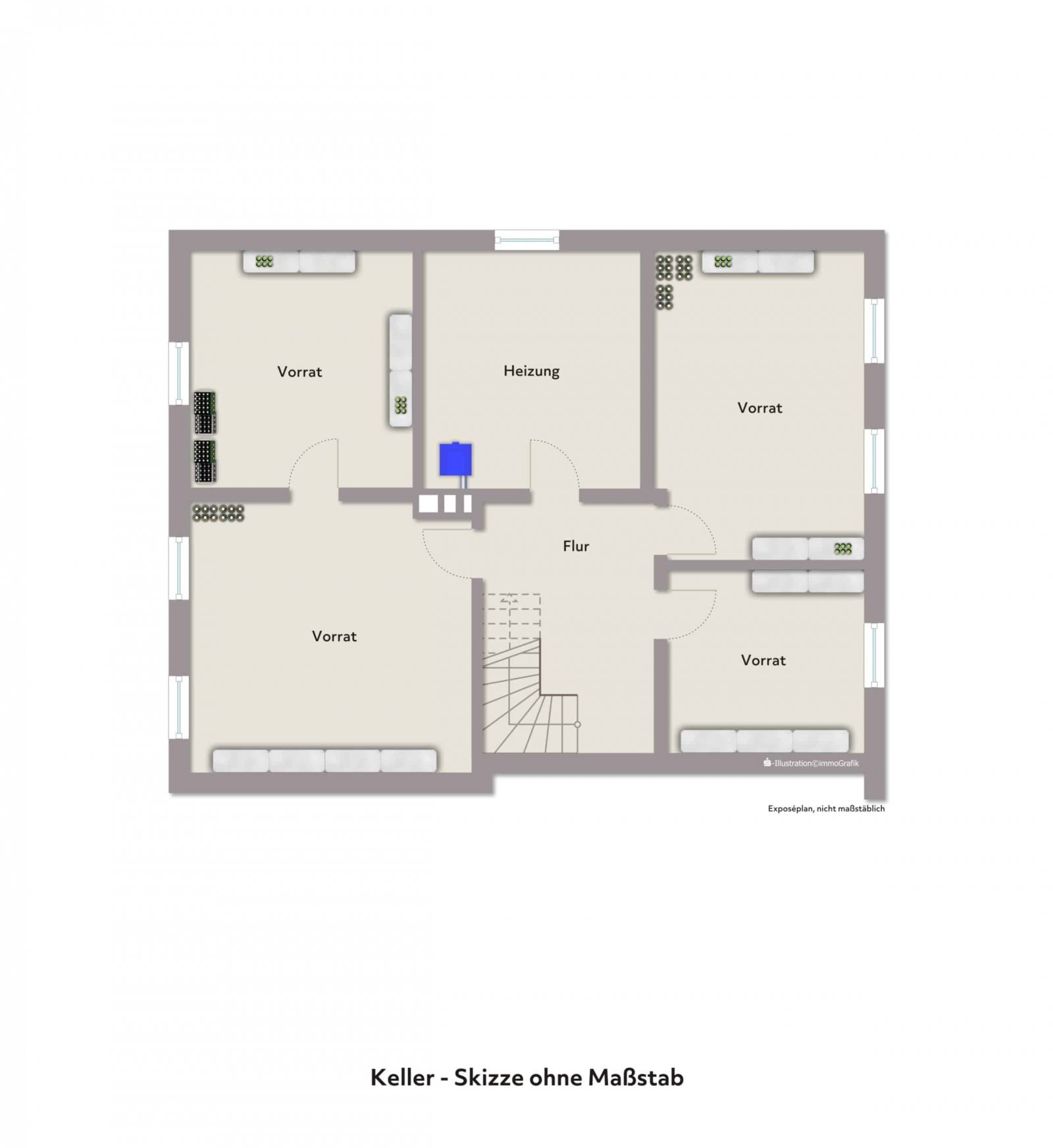 Grundriss Kellergeschoss