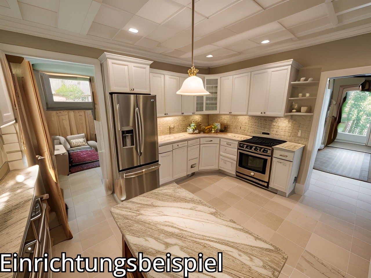 Küche mit Nebenraum