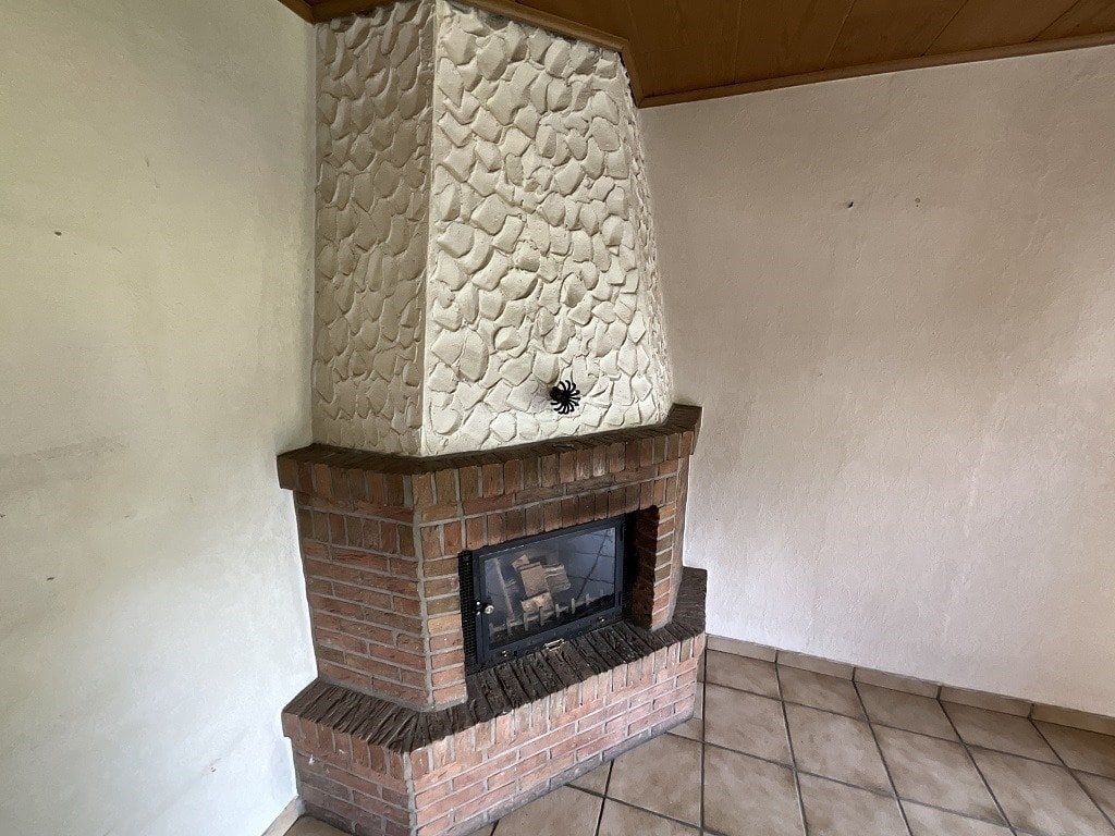 Kamin im Wohnzimmer