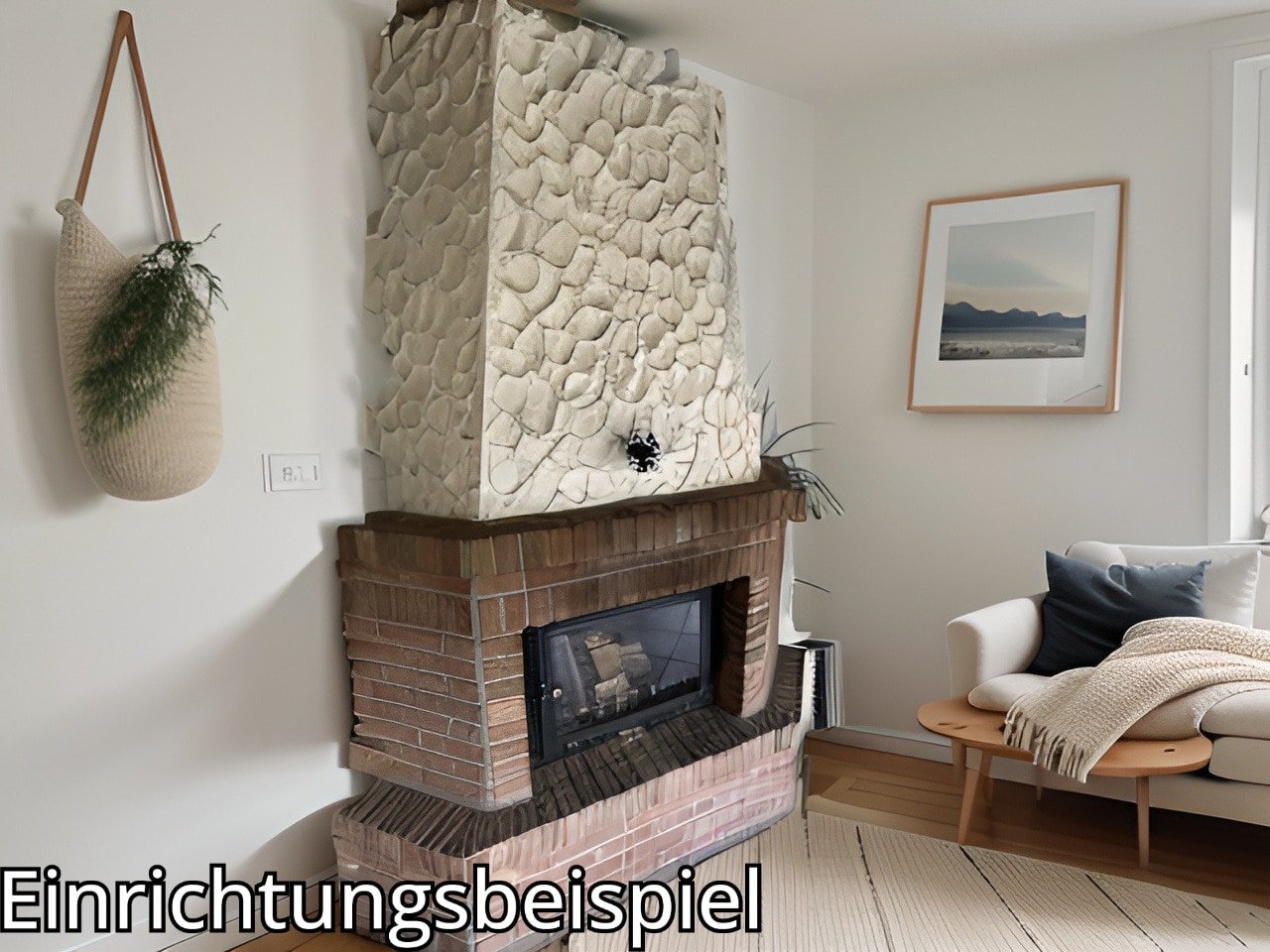 Kamin im Wohnzimmer