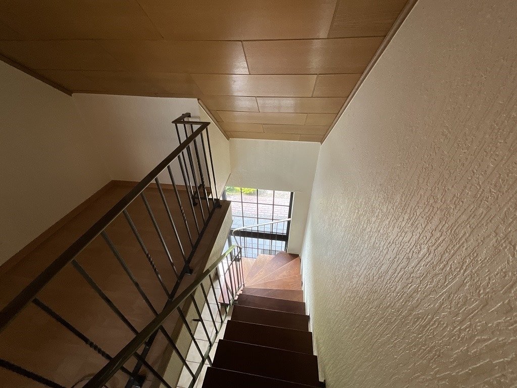 Treppe zum Dachgeschoss