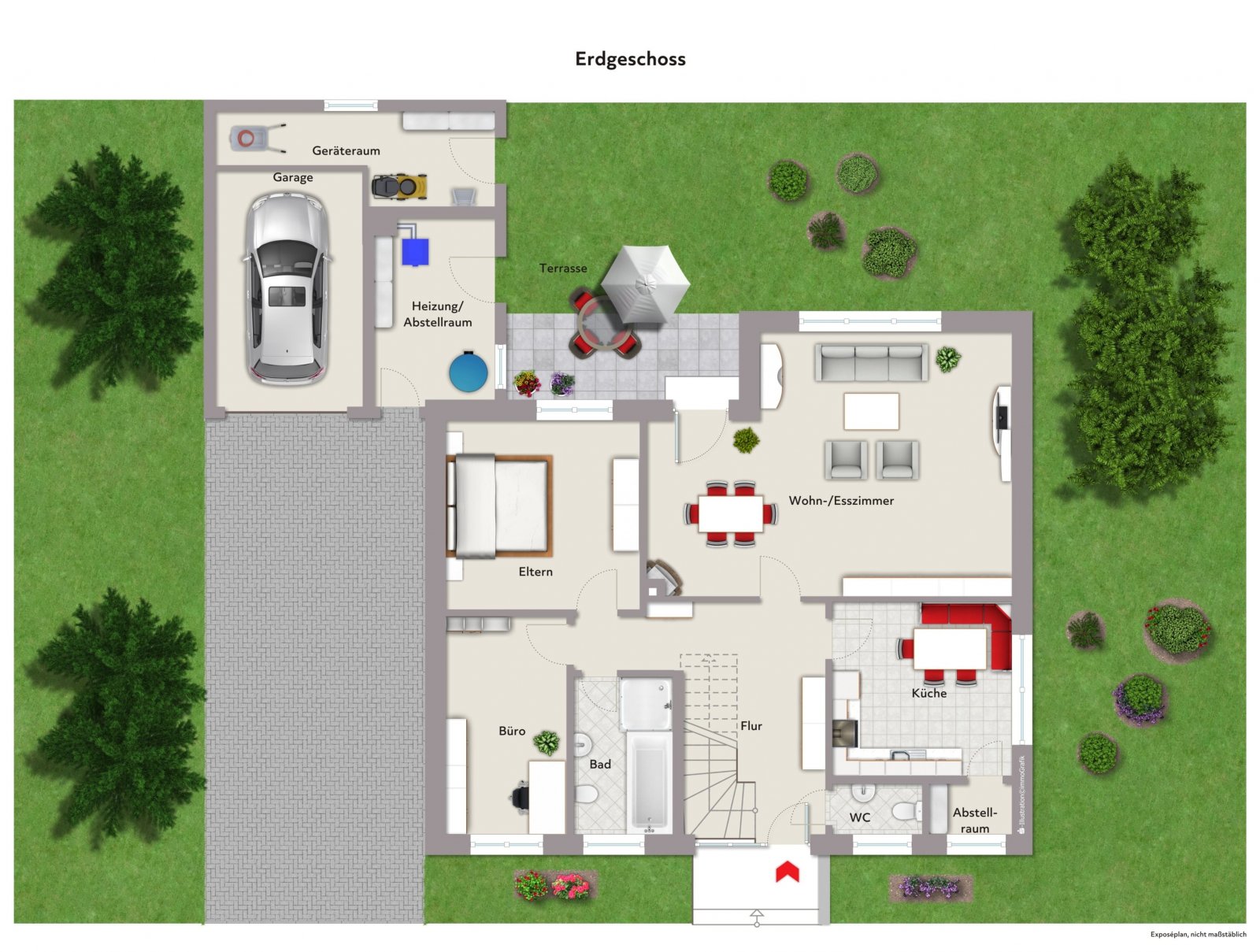 Grundriss Erdgeschoss