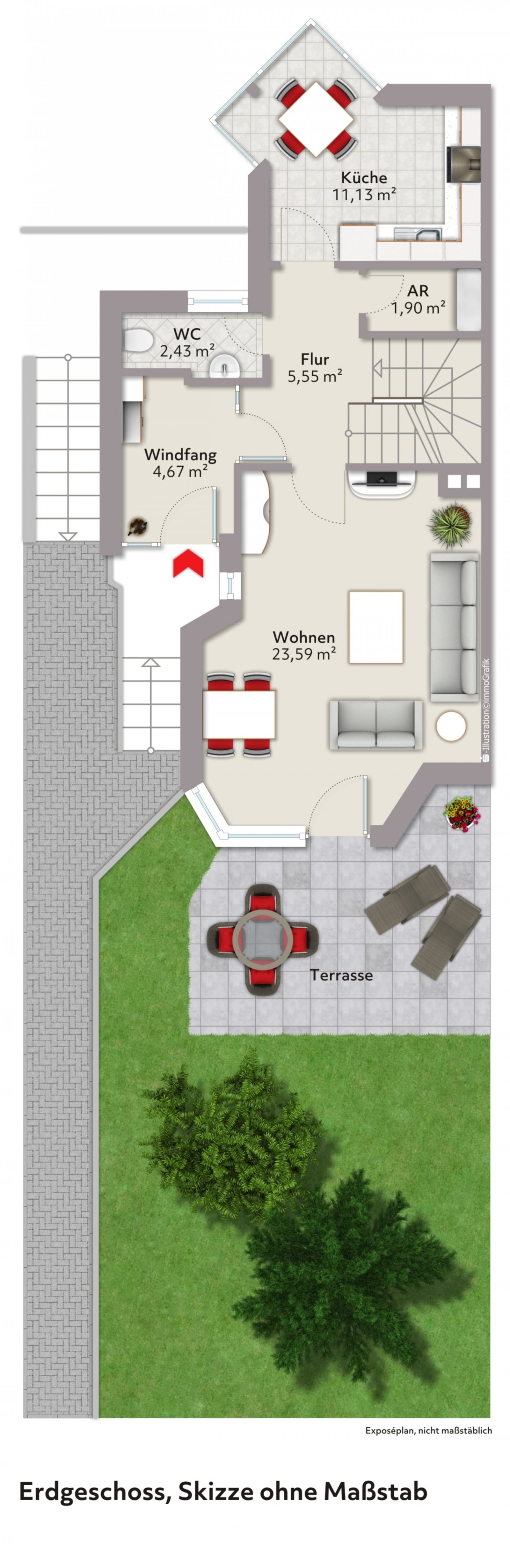 Grundriss Erdgeschoss