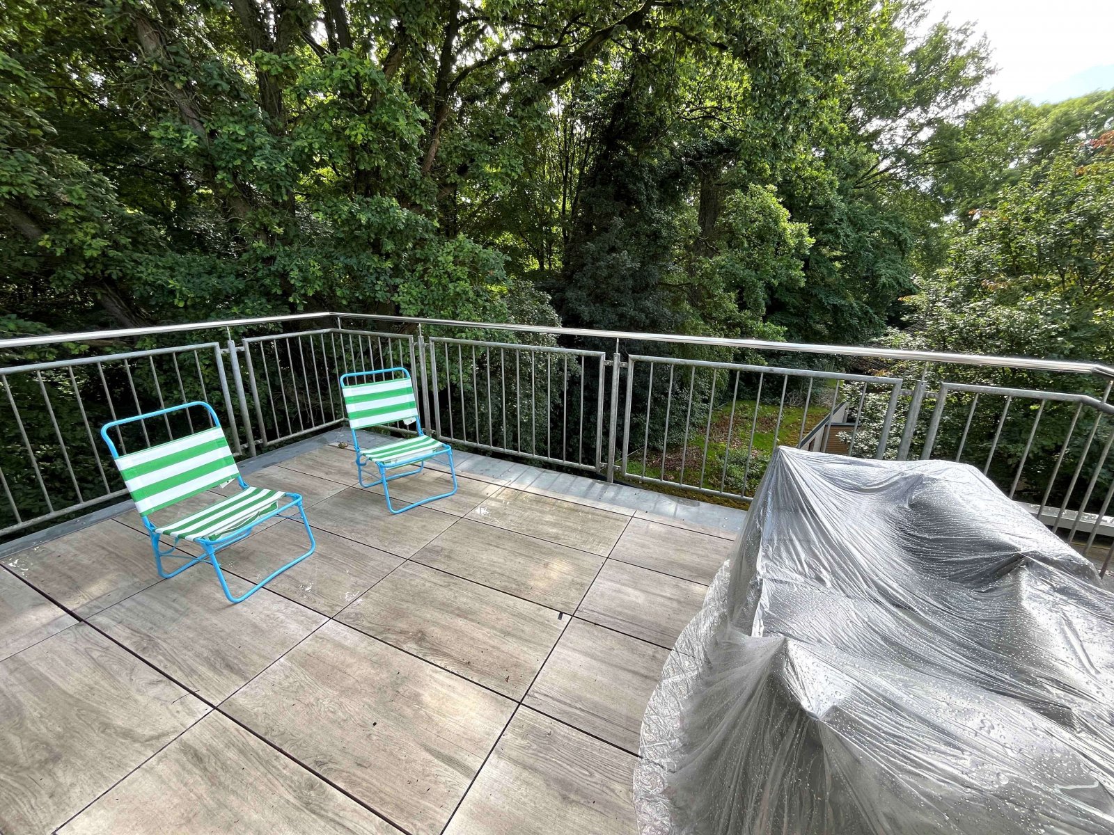 Gefliester Balkon