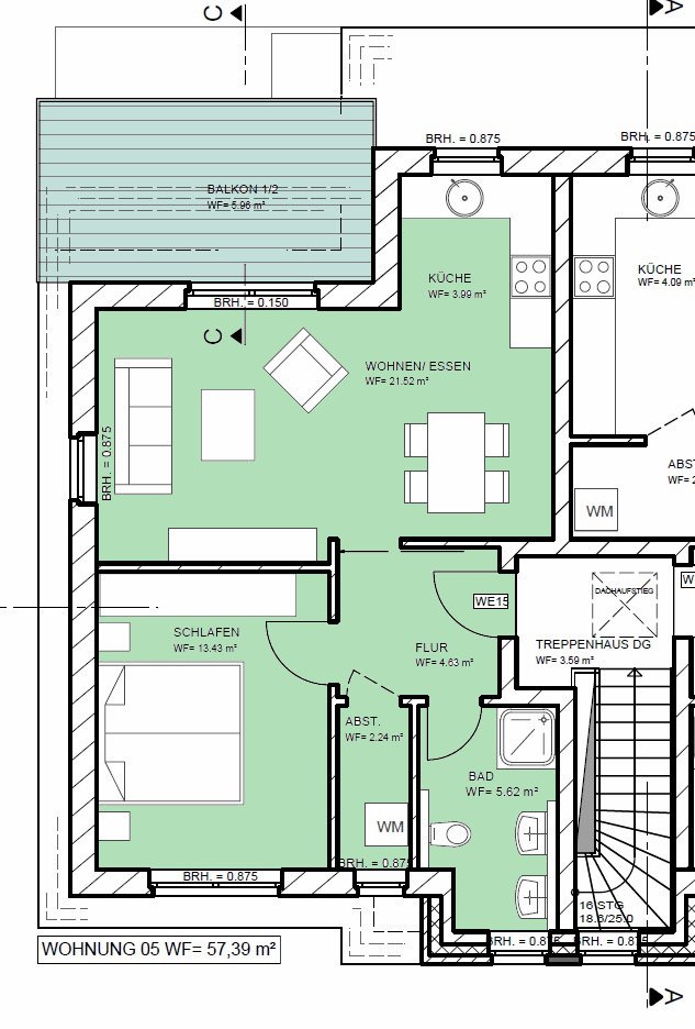 Grundriss WHG 15-1