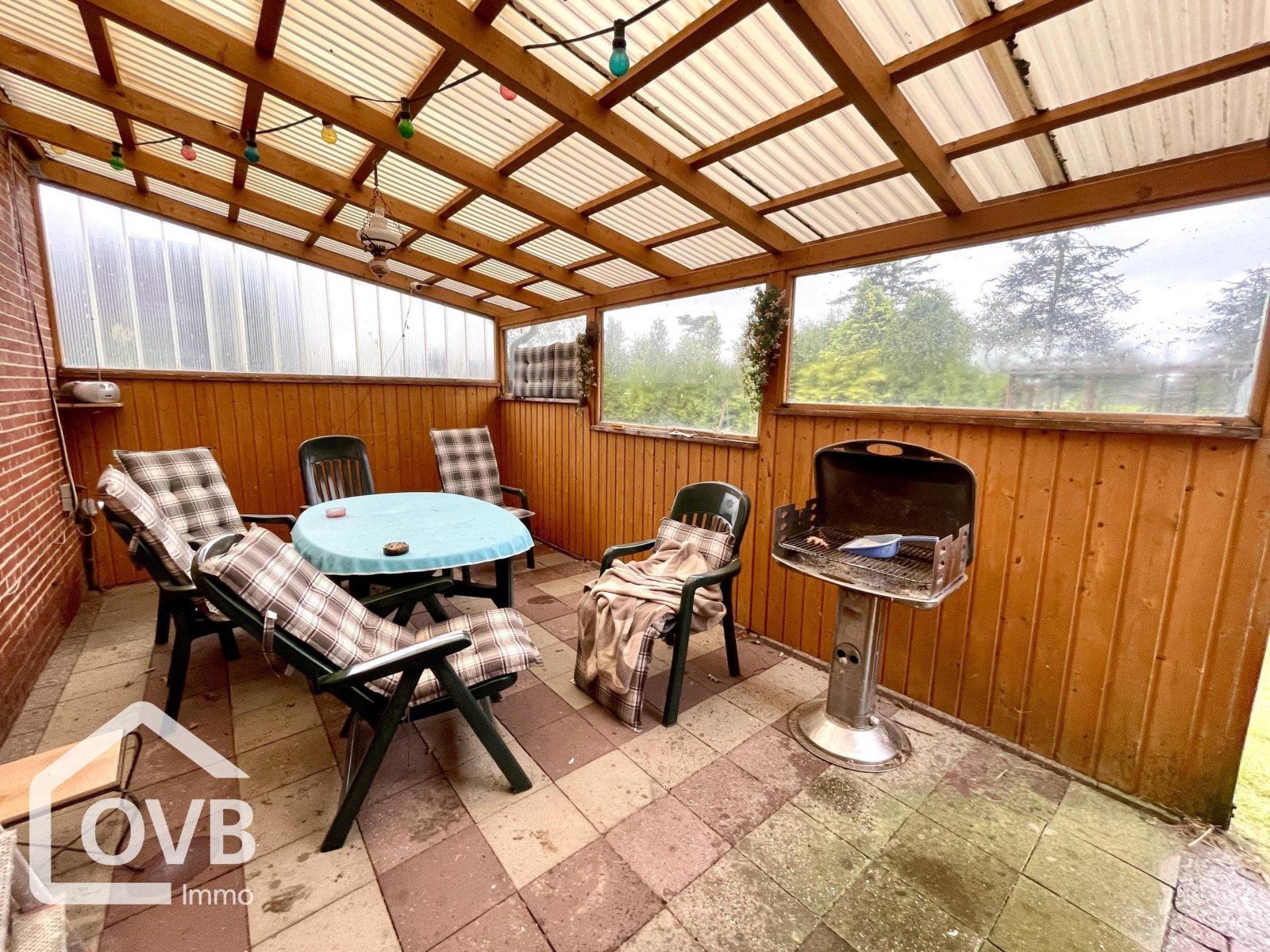 Überdachte Terrasse