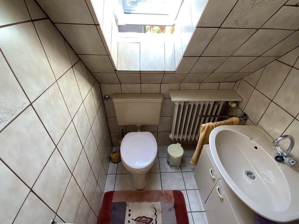 WC im Dachgeschoss