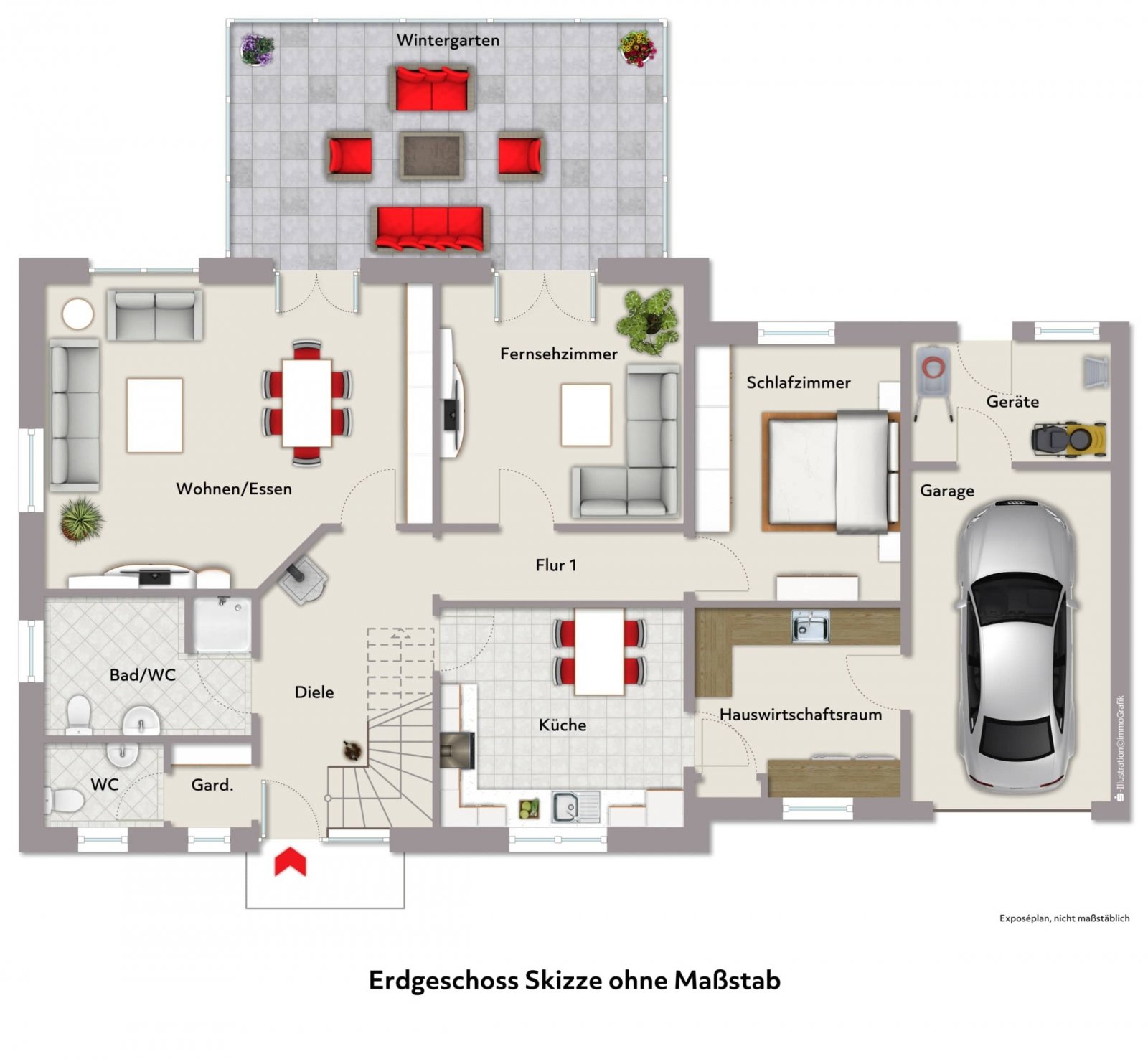 Grundriss Erdgeschoss