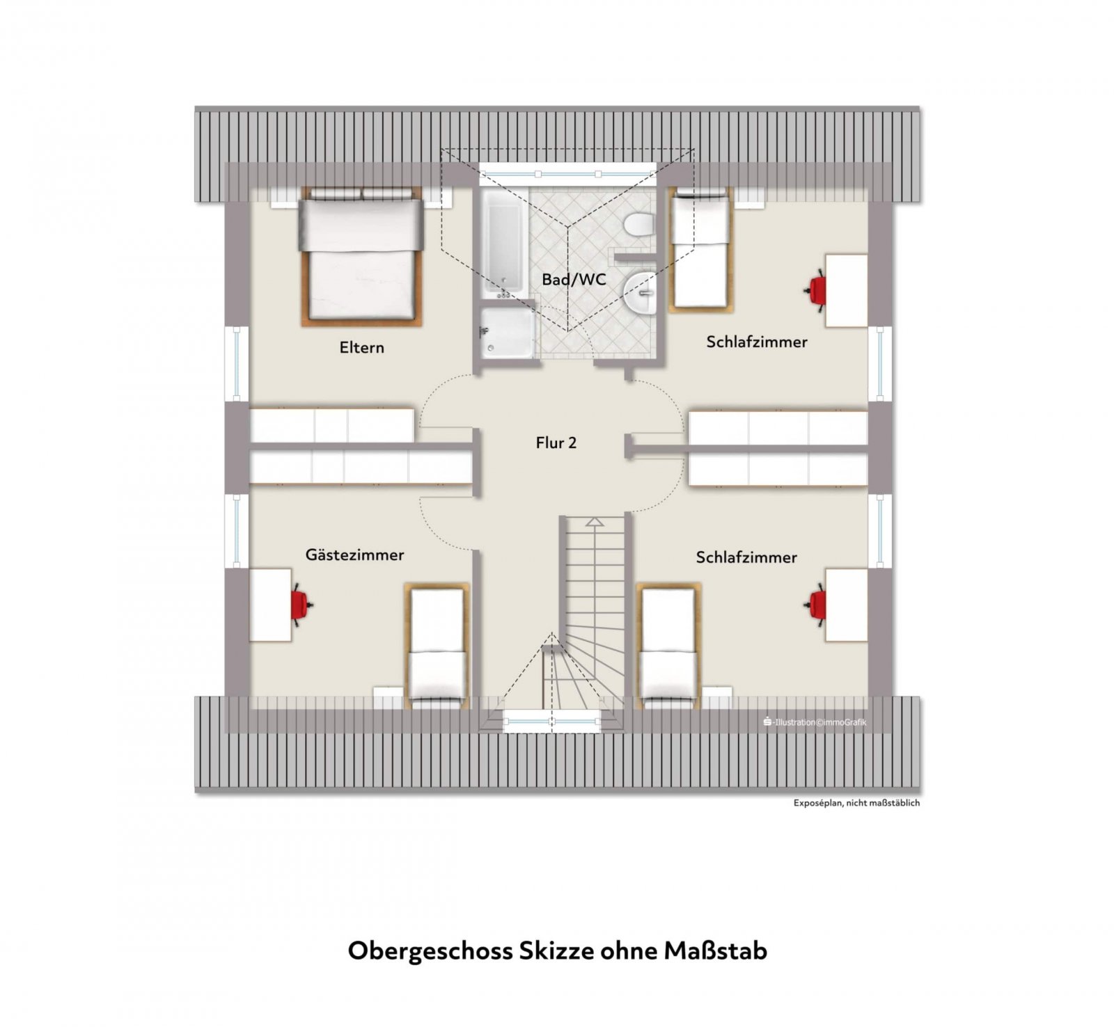 Grundriss Obergeschoss