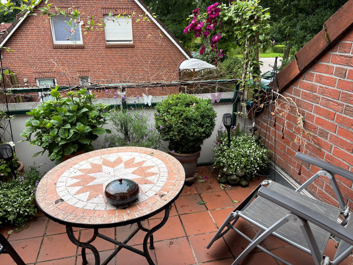 Auszeit auf der Loggia