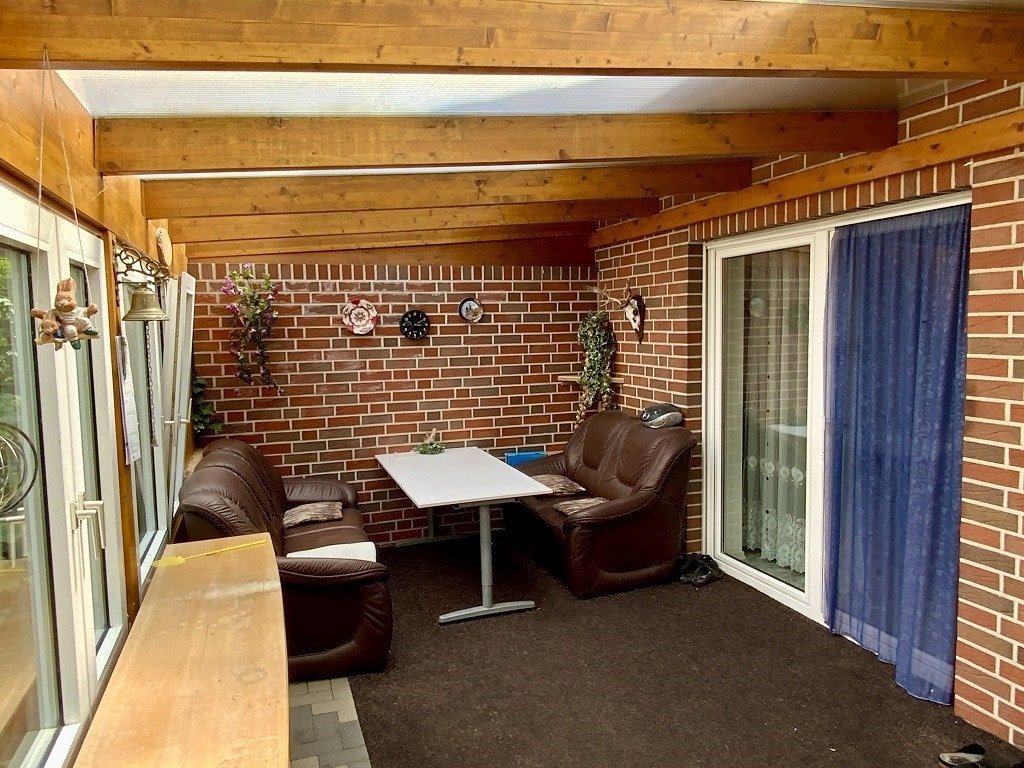überdachte Terrasse