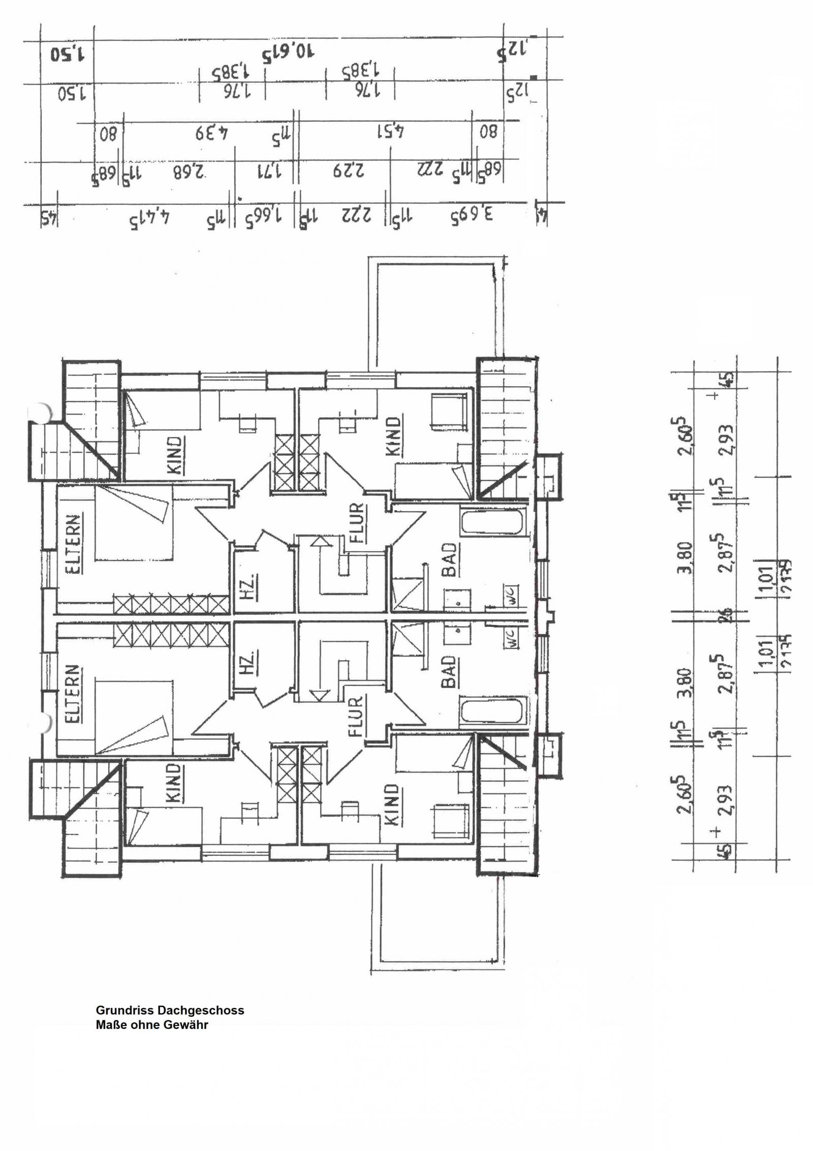 Grundriss Dachgeschoss