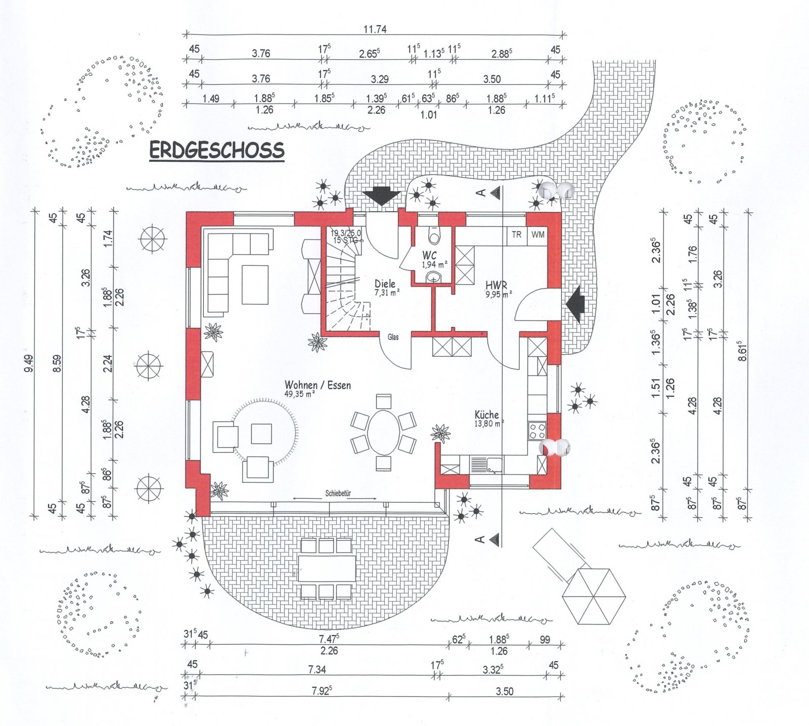 Grundriss EG
