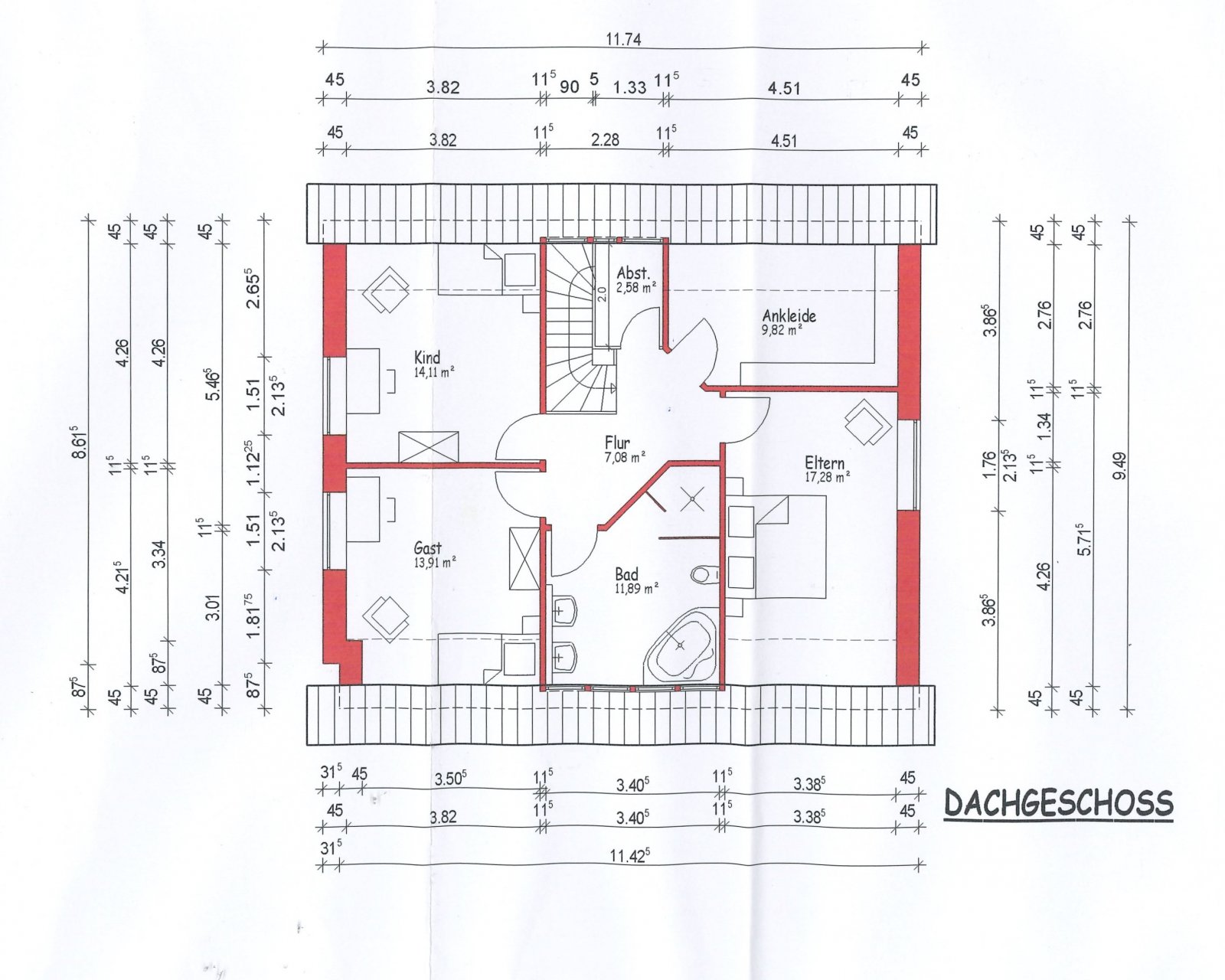 Grundriss DG