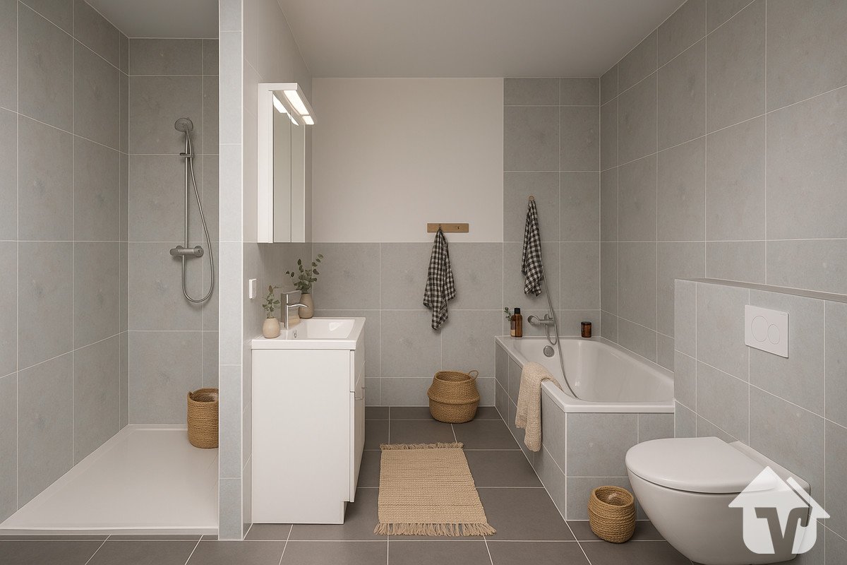 Badezimmer Visualisierung 