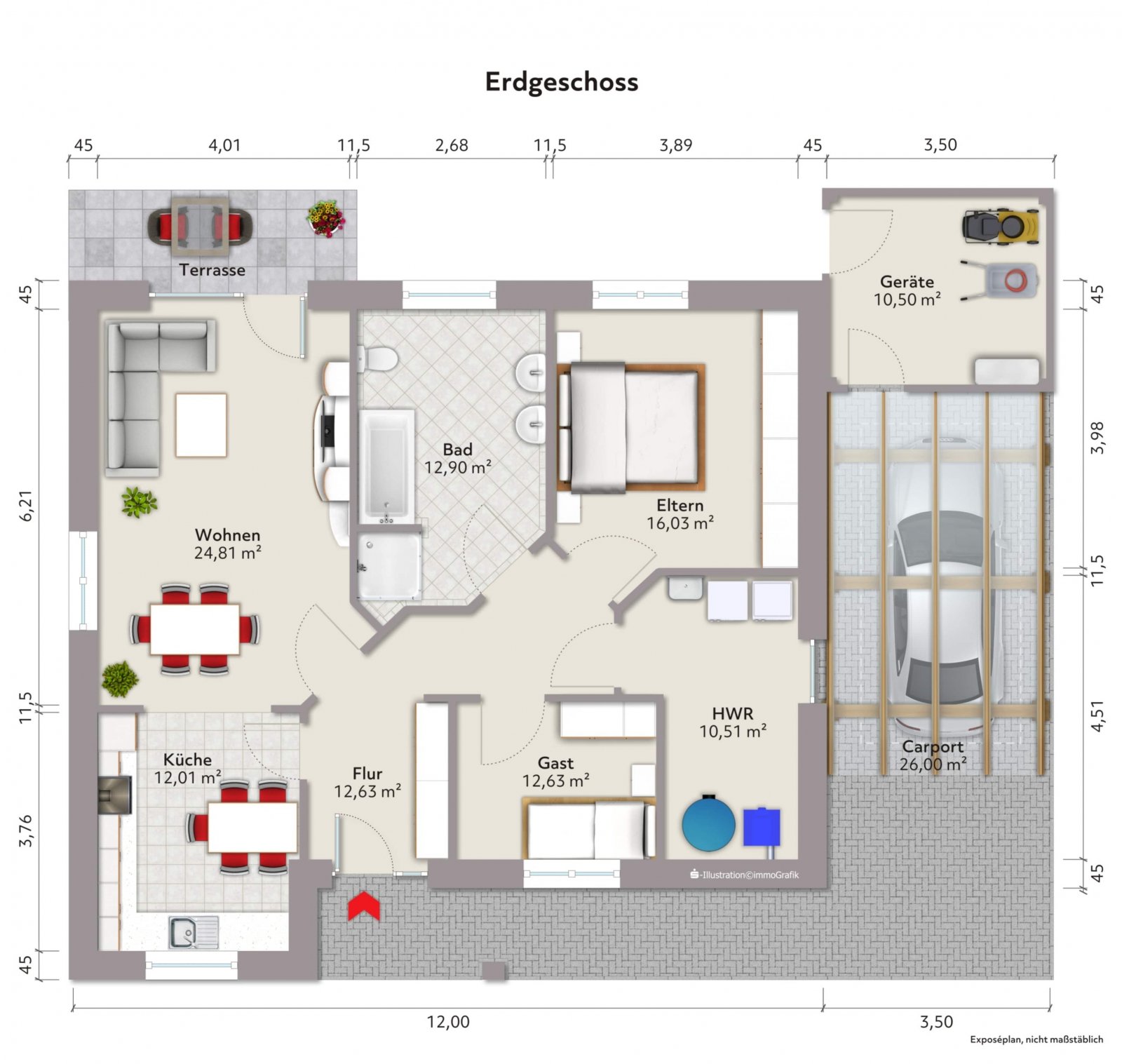 Grundriss Erdgeschoss