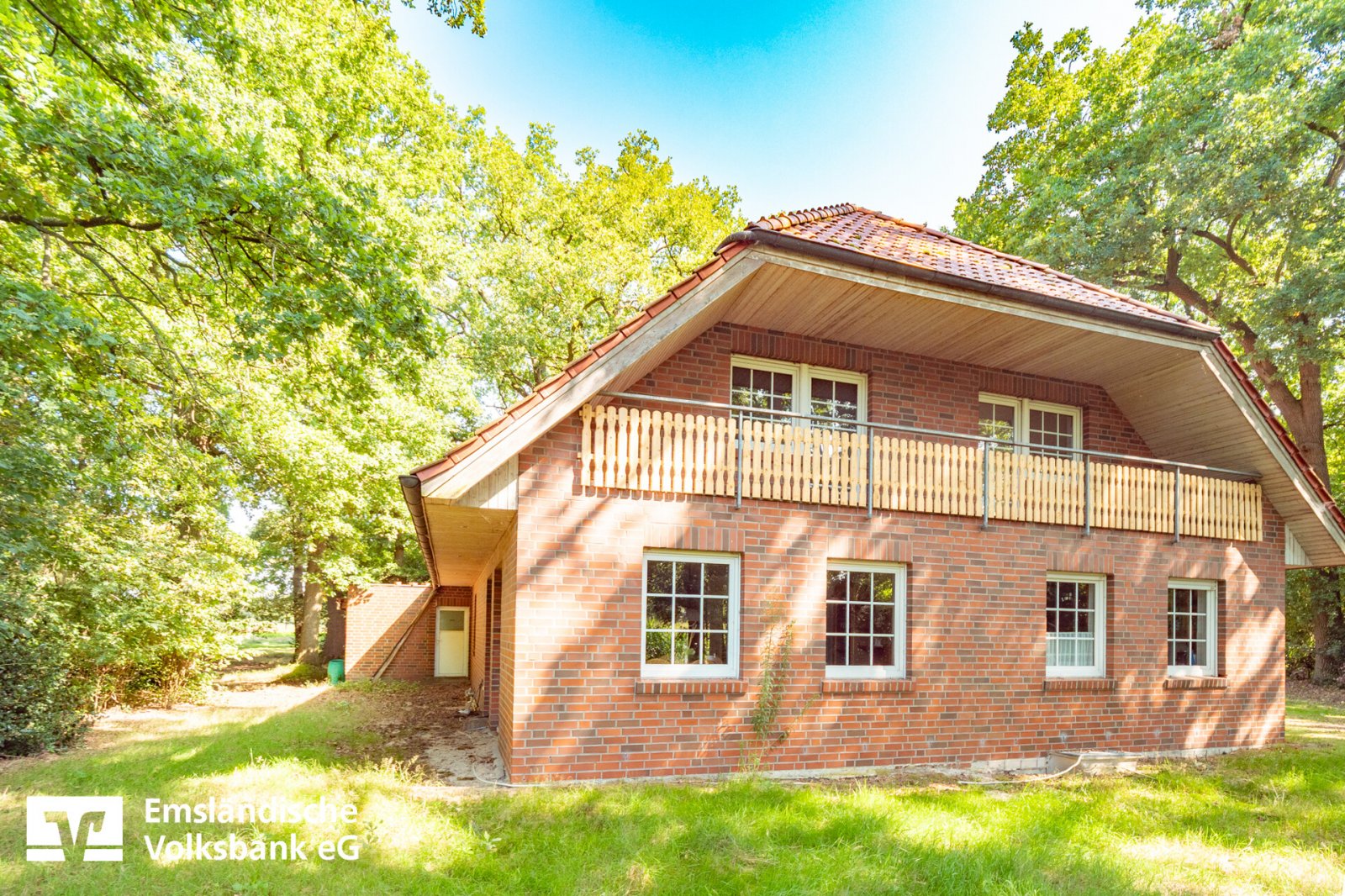 Seitenansicht mit Loggia
