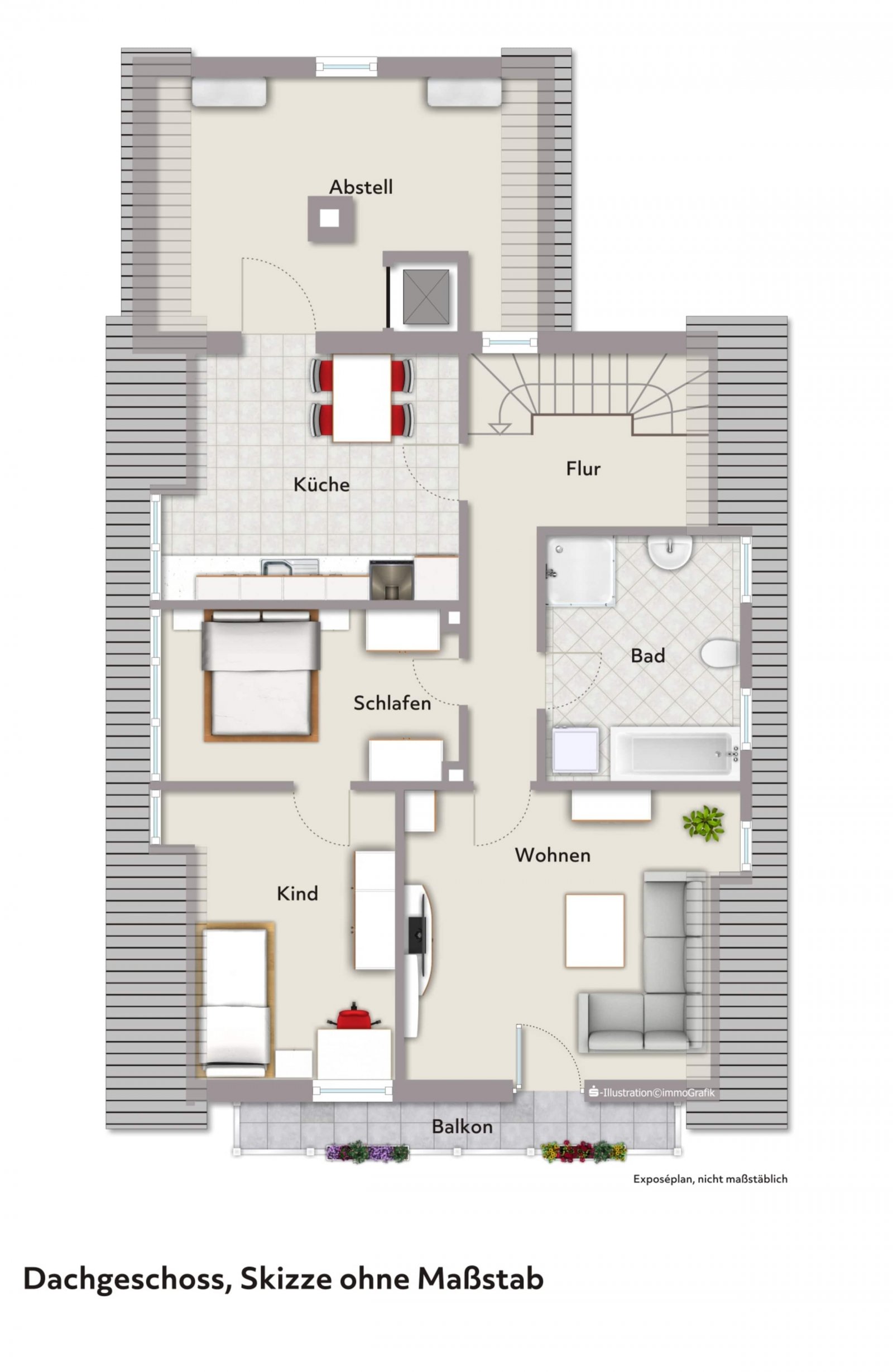 Grundriss Dachgeschoss