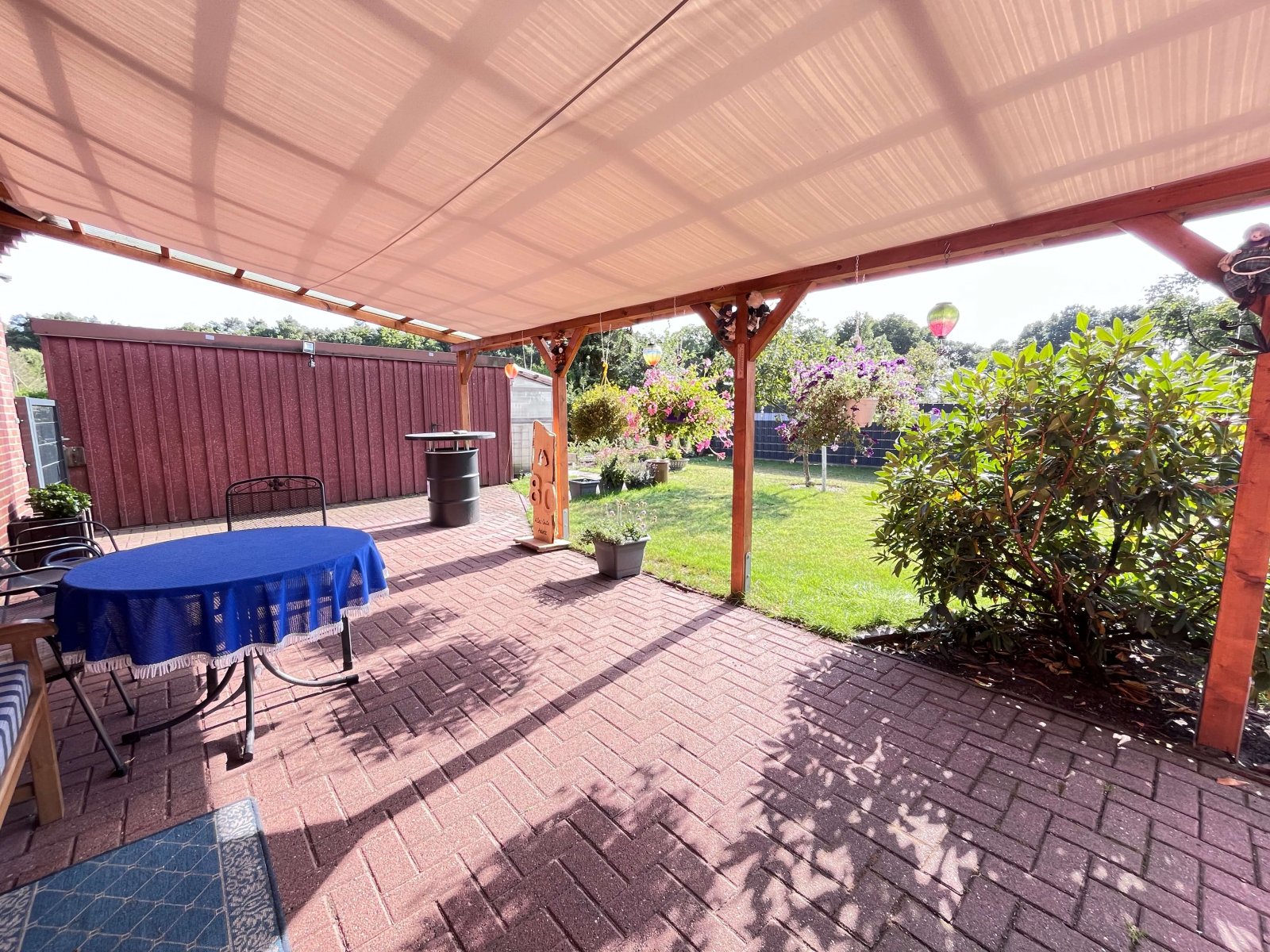 Überdachte Terrasse
