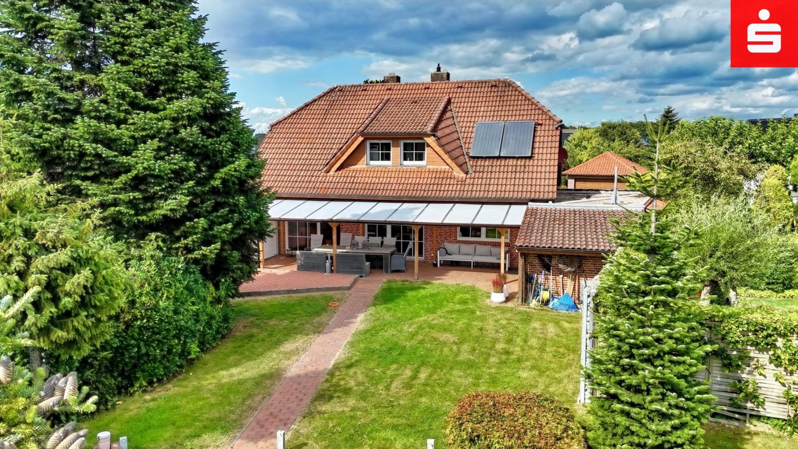 Ansicht vom Garten