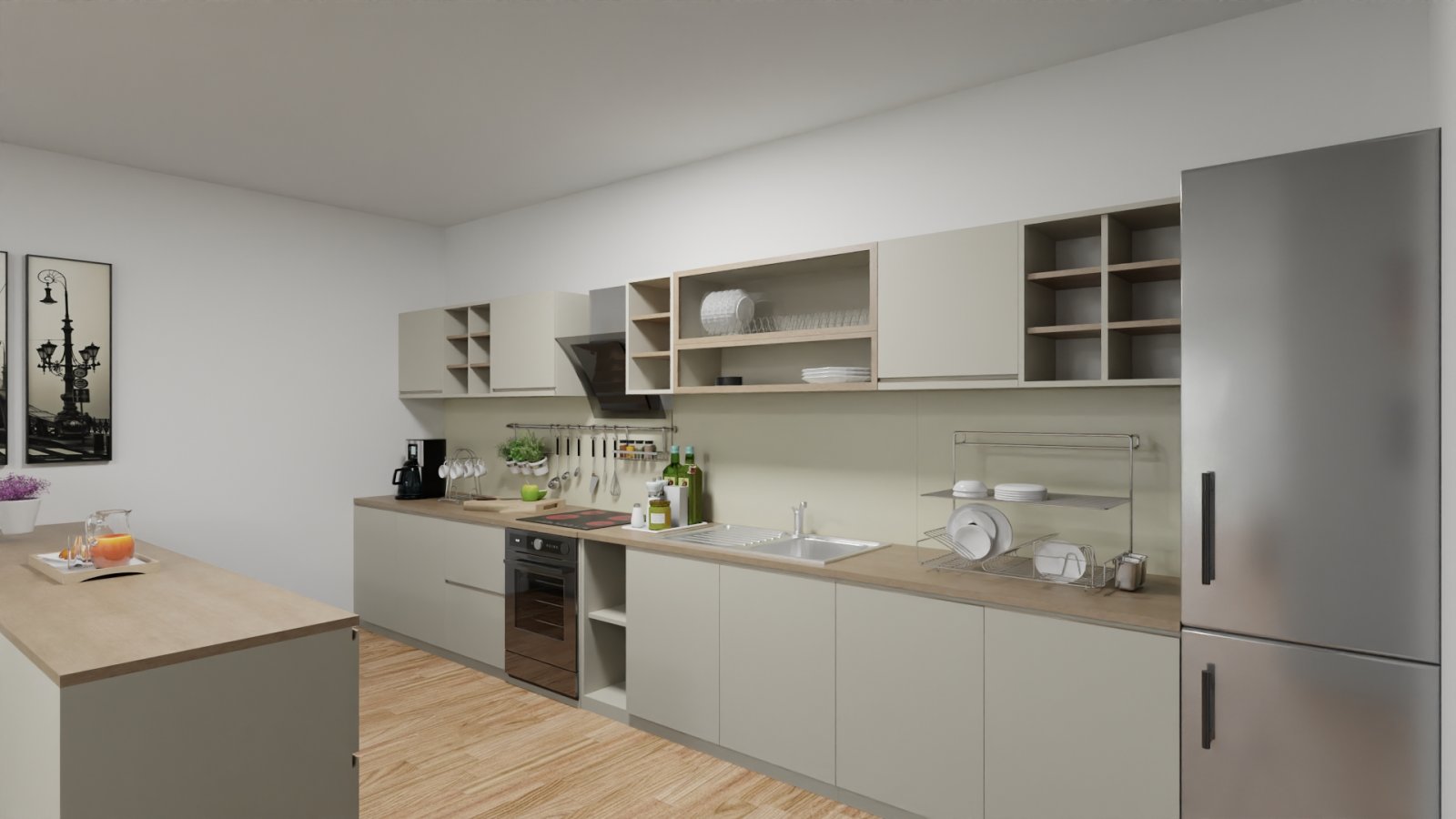 Visualisierung Kochen / Essen / Wohnen - Vorschlag