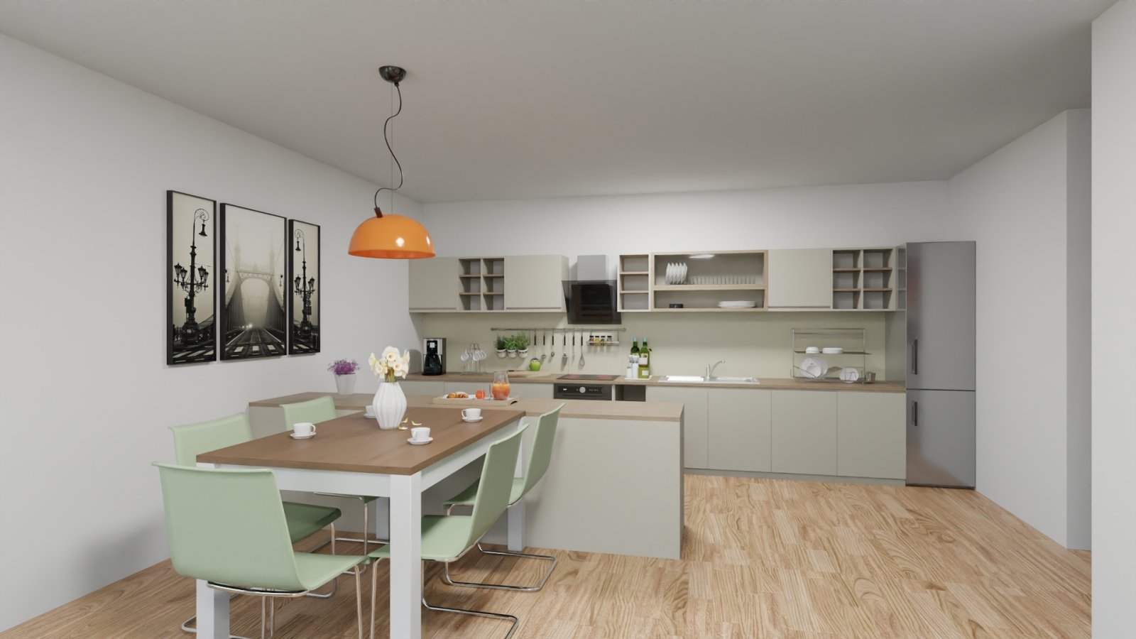 Visualisierung Kochen / Essen / Wohnen - Vorschlag