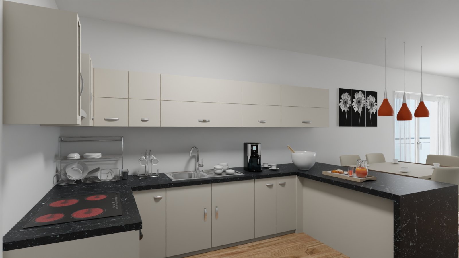 Visualisierung Kochen / Essen / Wohnen - Vorschlag