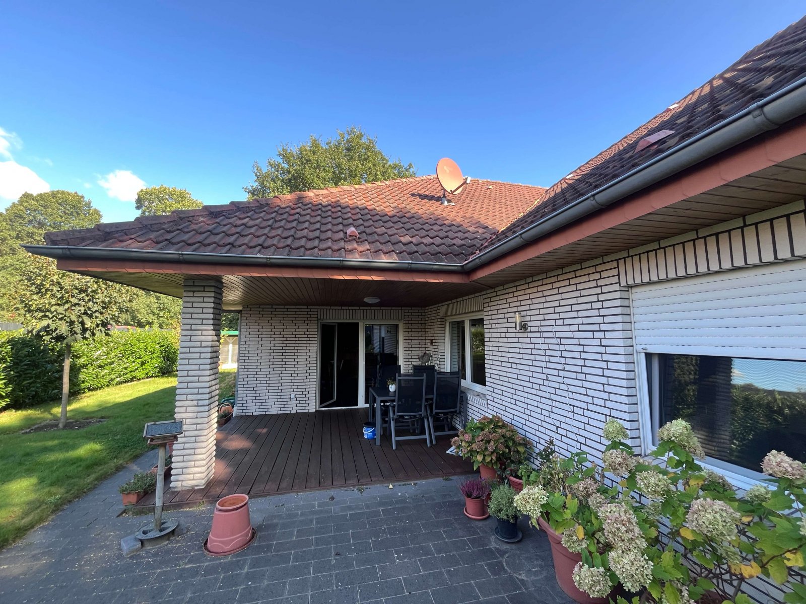 Überdachte Terrasse