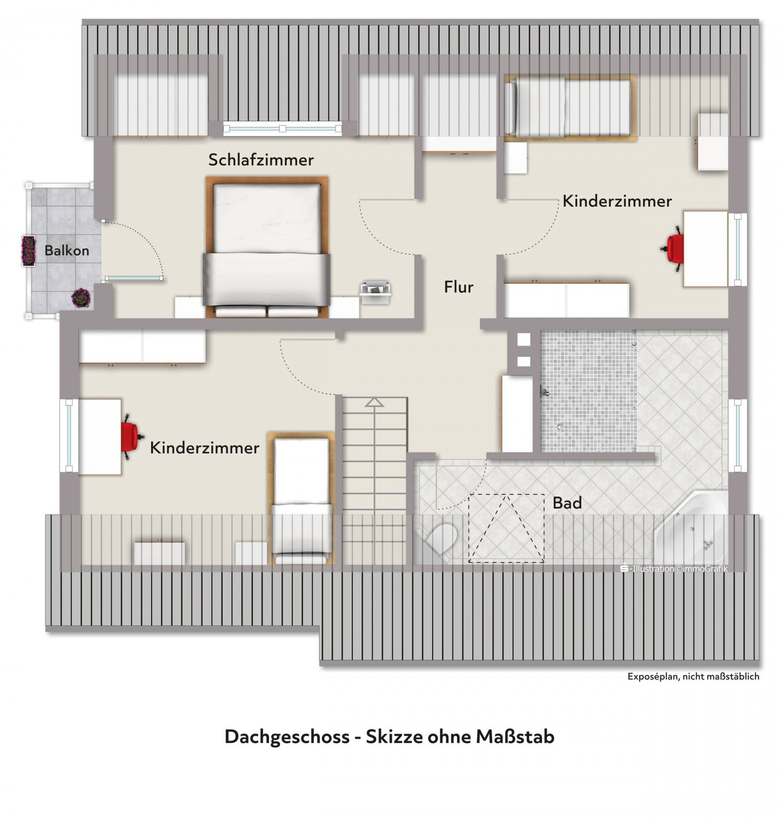 Grundriss Dachgeschoss