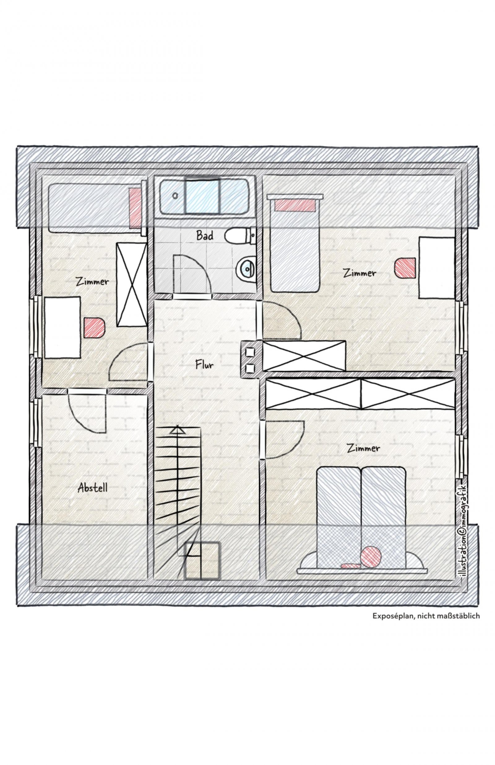 Grundriss Dachgeschoss