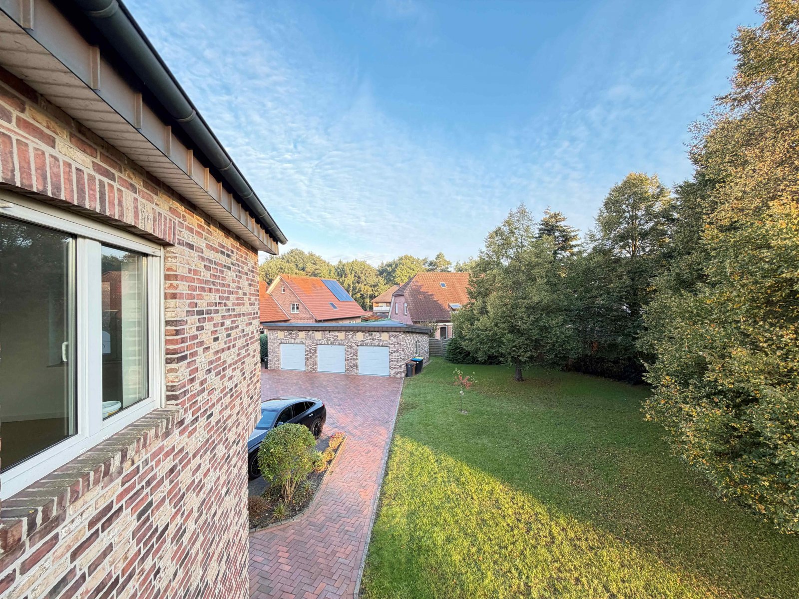 Blick vom Balkon