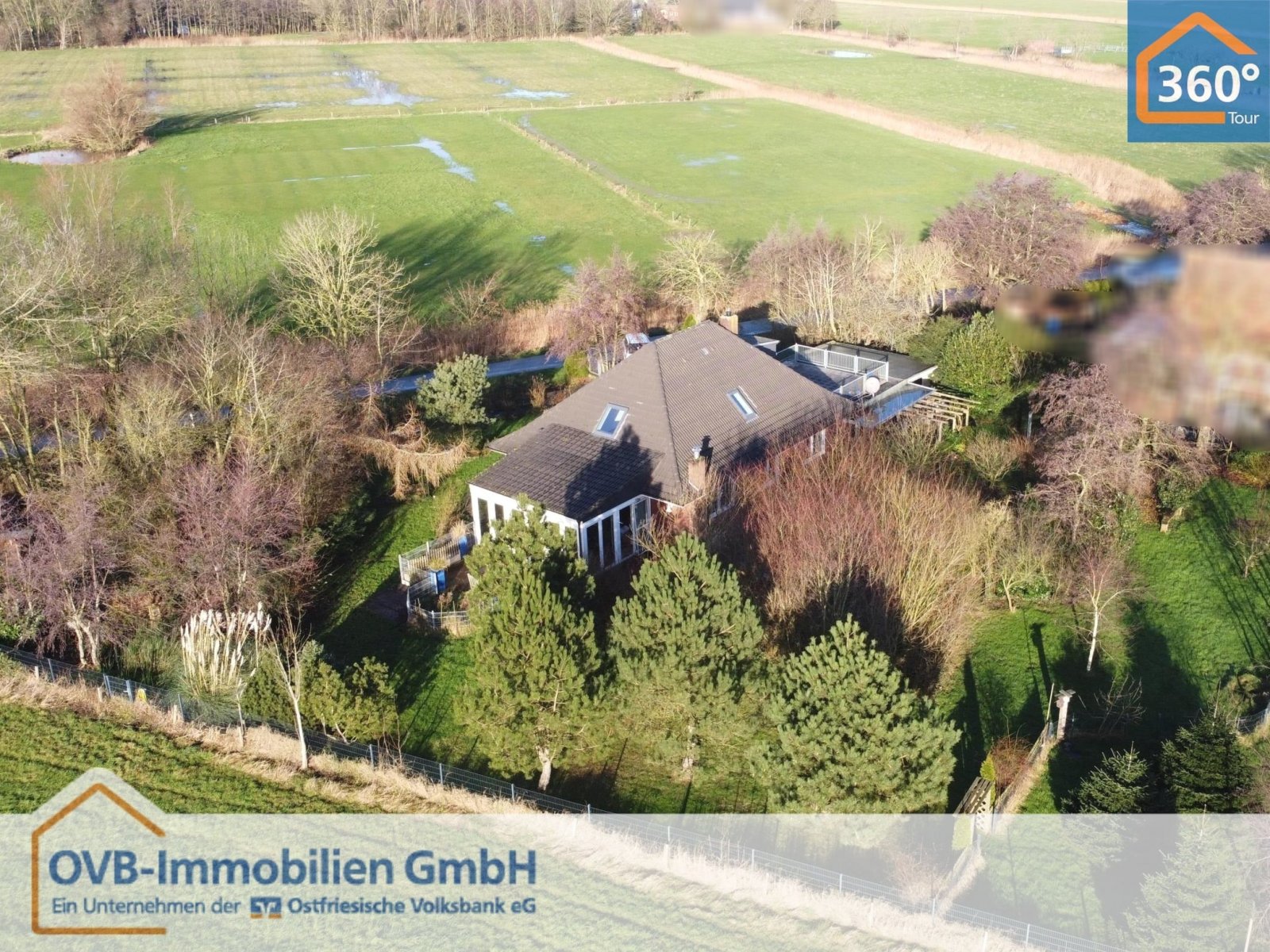 Krummhörn: Exklusives Wohnen mit Urlaubsflair – Bungalow mit Einliegerwohnung und Deichblick nahe Greetsiel  Krummhörn: Exklusives Wohnen mit Urlaubsflair – Bungalow mit Einliegerwohnung und Deichblick nahe Greetsiel