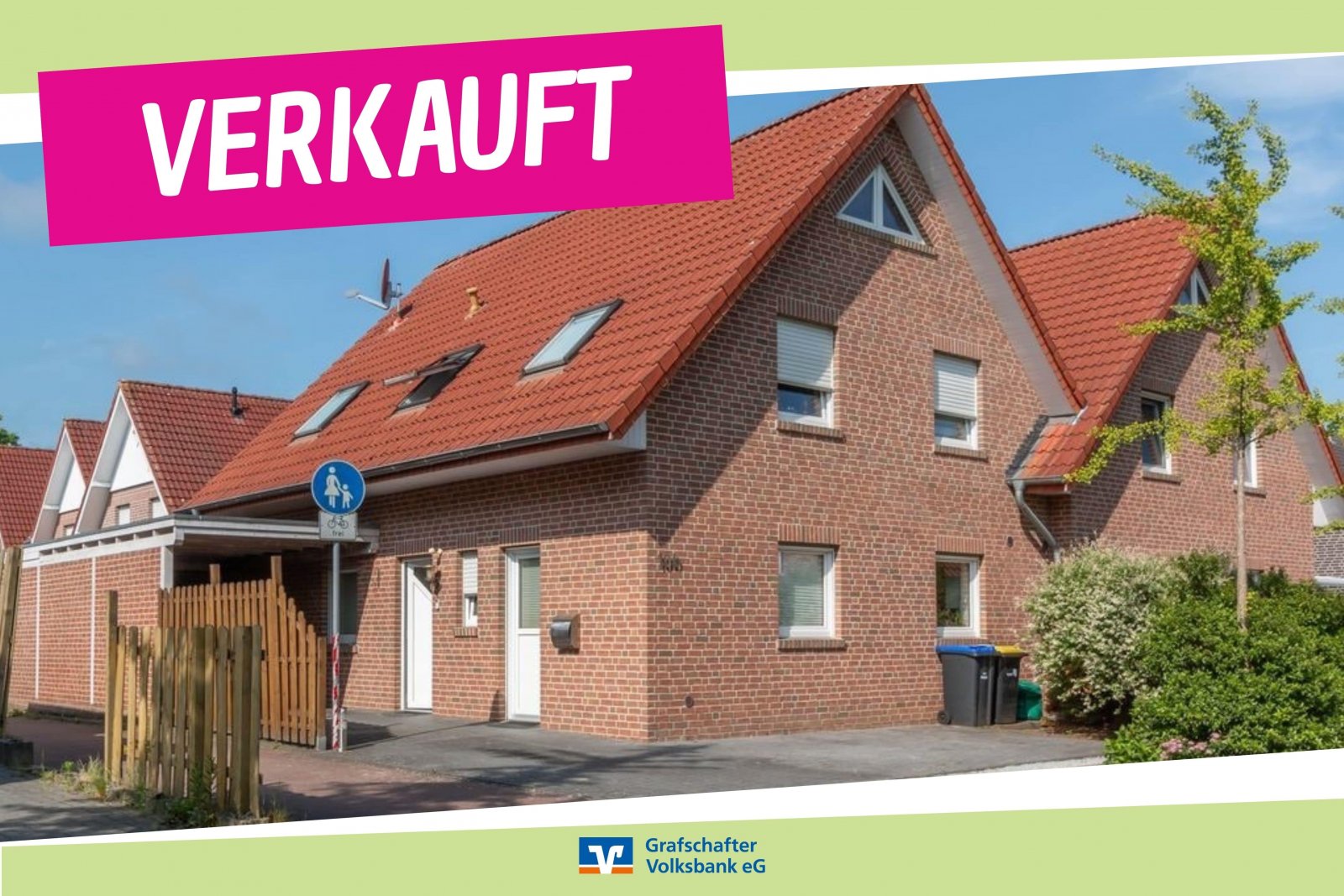 Nordhorn: Doppelhaushälfte am Stadtrand von Nordhorn  Nordhorn: Doppelhaushälfte am Stadtrand von Nordhorn