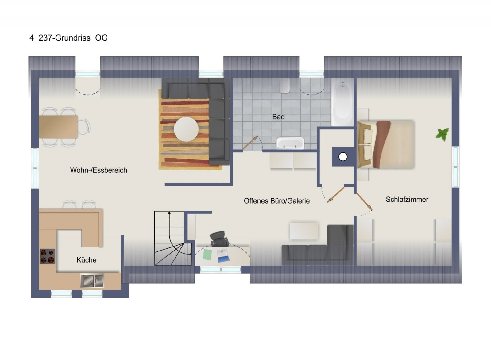 4_237-Grundriss_OG - nicht maßstabsgetreu 4_237-Grundriss_OG - nicht maßstabsgetreu