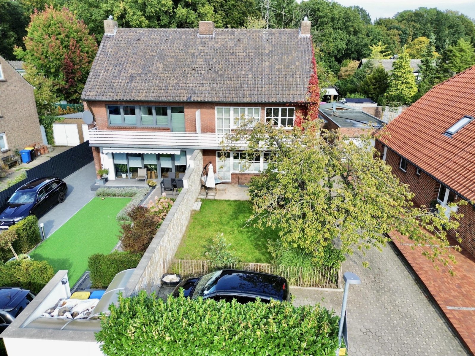 Luftbild von vorne Luftbild von vorne