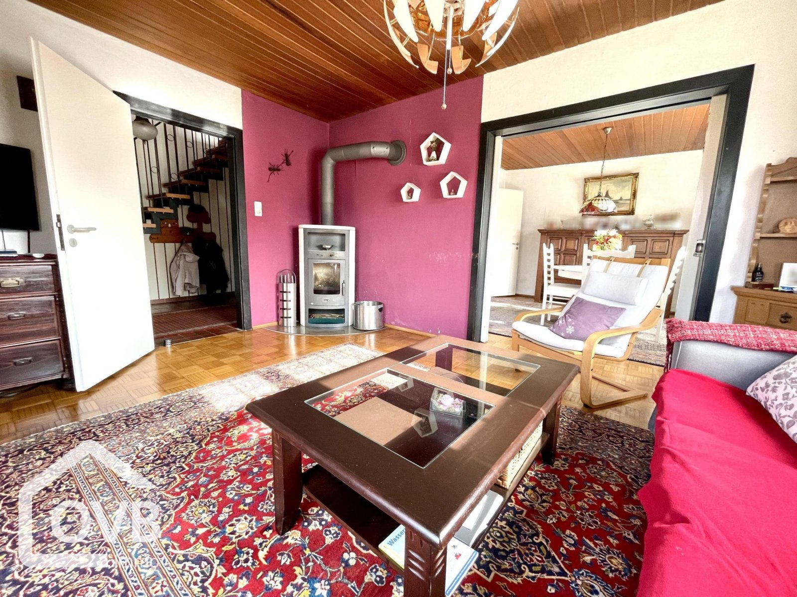 Wohnzimmer mit Kamin Wohnzimmer mit Kamin