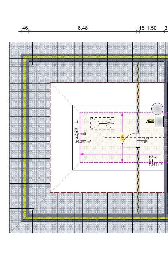 Grundriss DG links Grundriss DG links