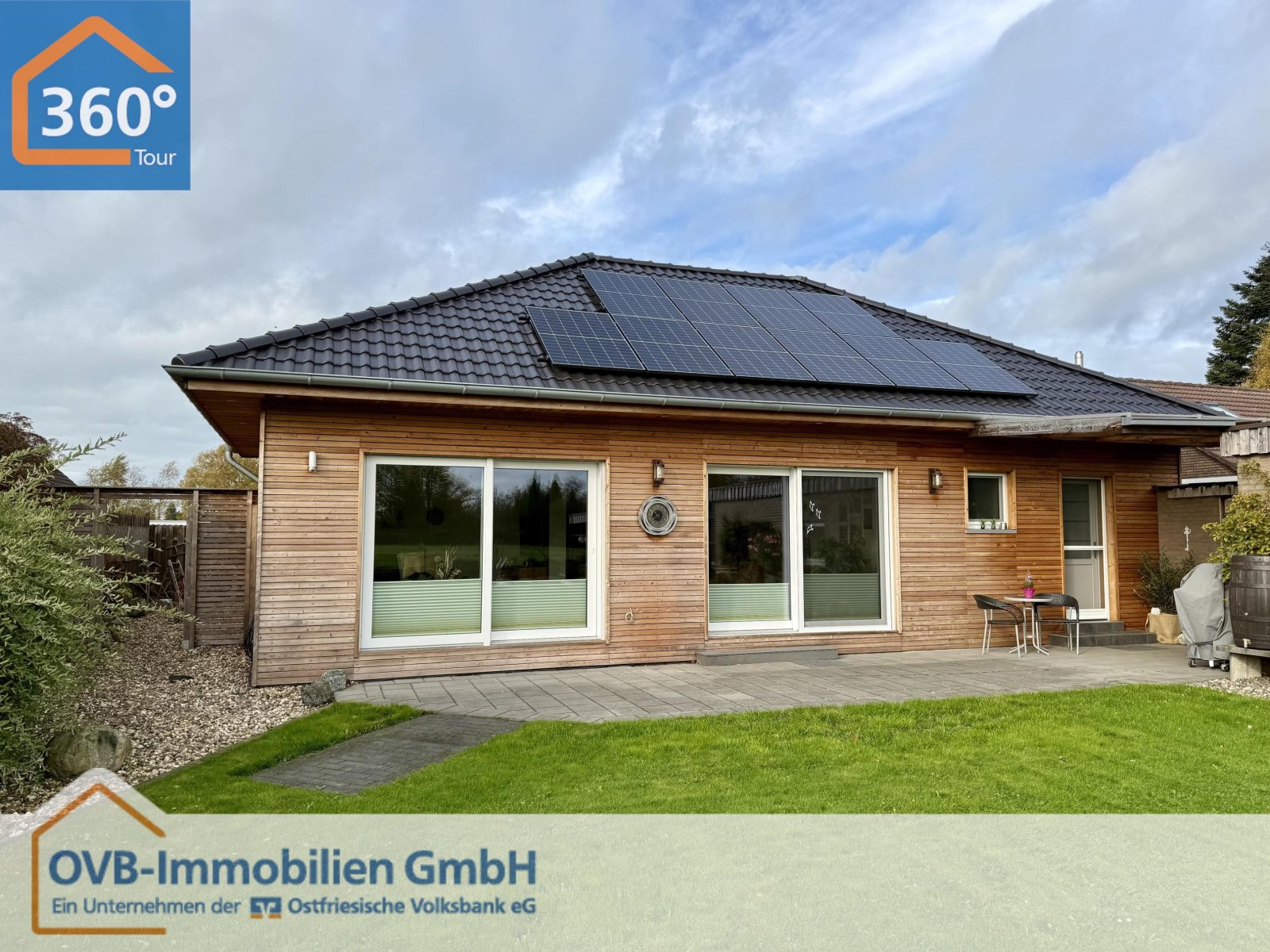 Moormerland: Sanierter Bungalow mit Photovoltaik und Garage   Moormerland: Sanierter Bungalow mit Photovoltaik und Garage