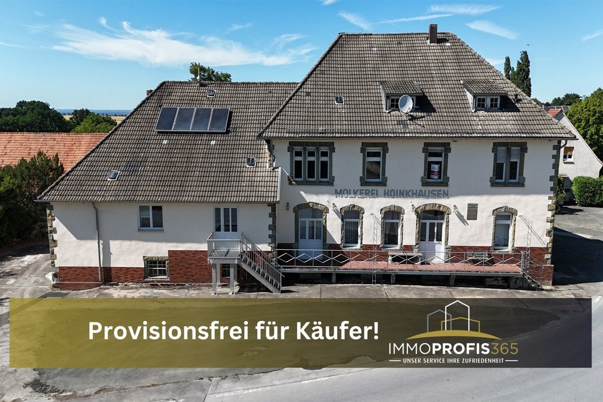 Rüthen / Hoinkhausen: Provisionsfrei für Käufer, Ehemal. Molkerei, 14 Schlafzimmer, Ideale Monteursunterkünfte und Hallen 