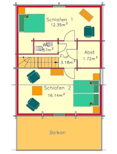 Obergeschoss Obergeschoss