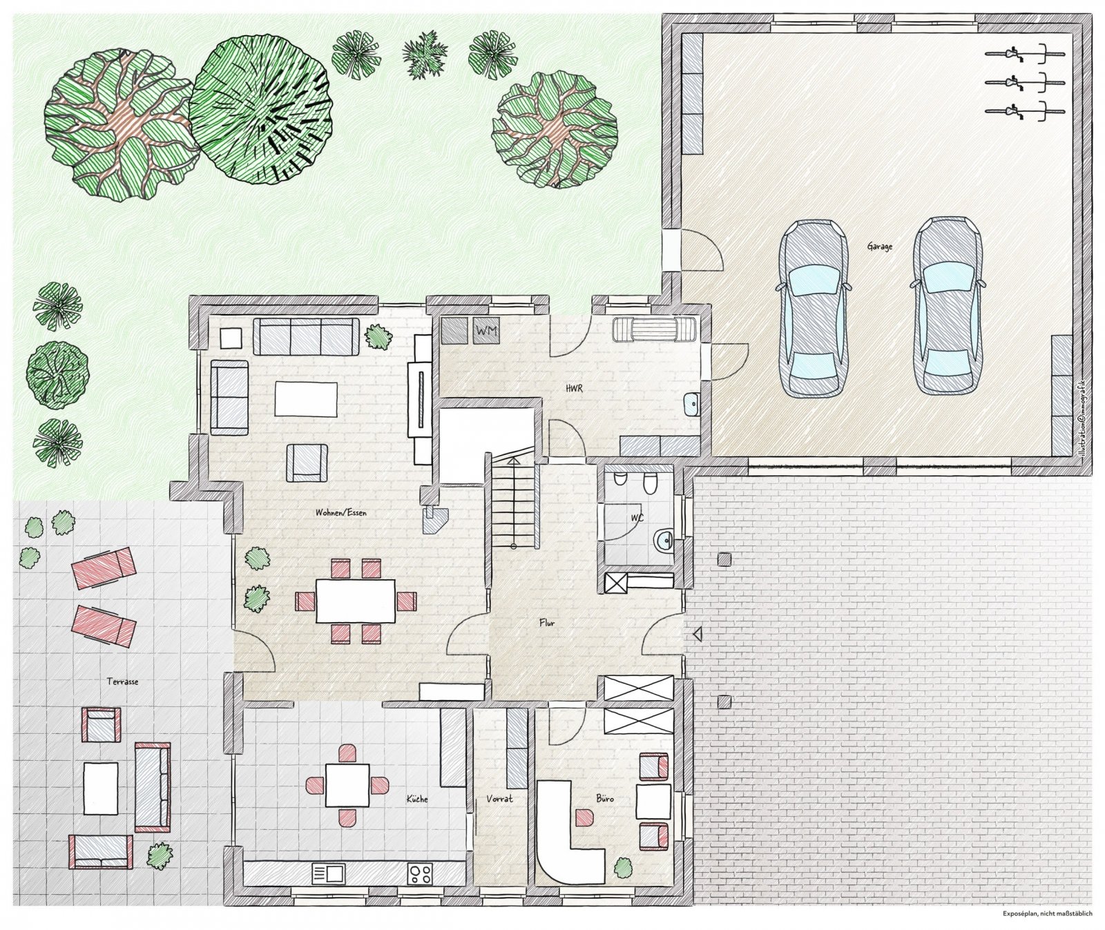 Grundriss Erdgeschoss Grundriss Erdgeschoss