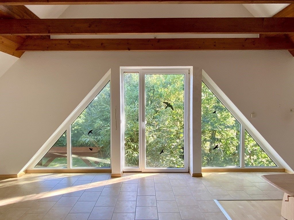 Wohnzimmer im Dachgeschoss