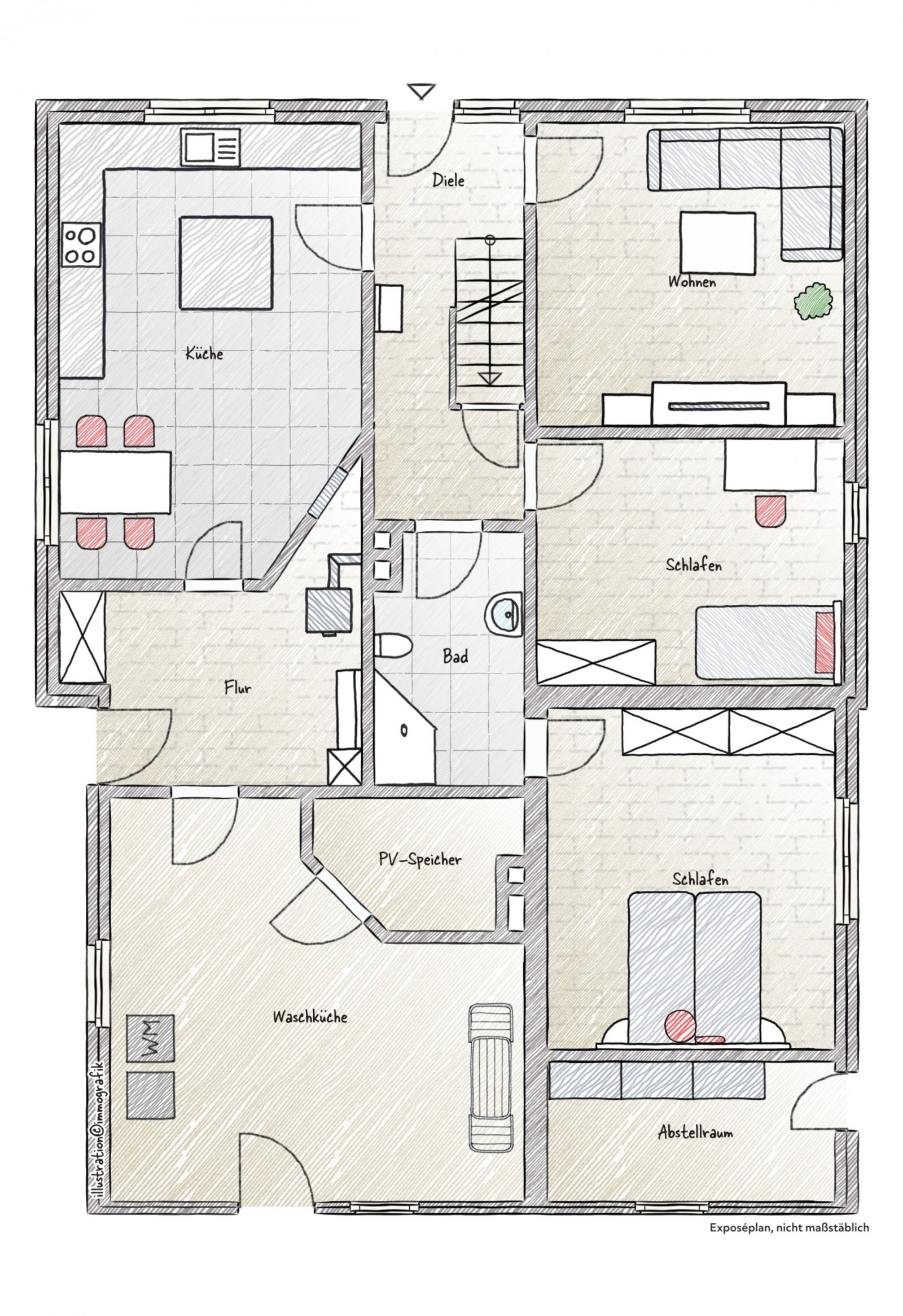 Grundriss Erdgeschoss
