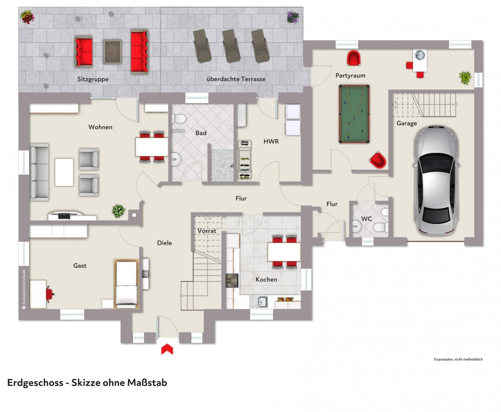 Grundriss Erdgeschoss Grundriss Erdgeschoss